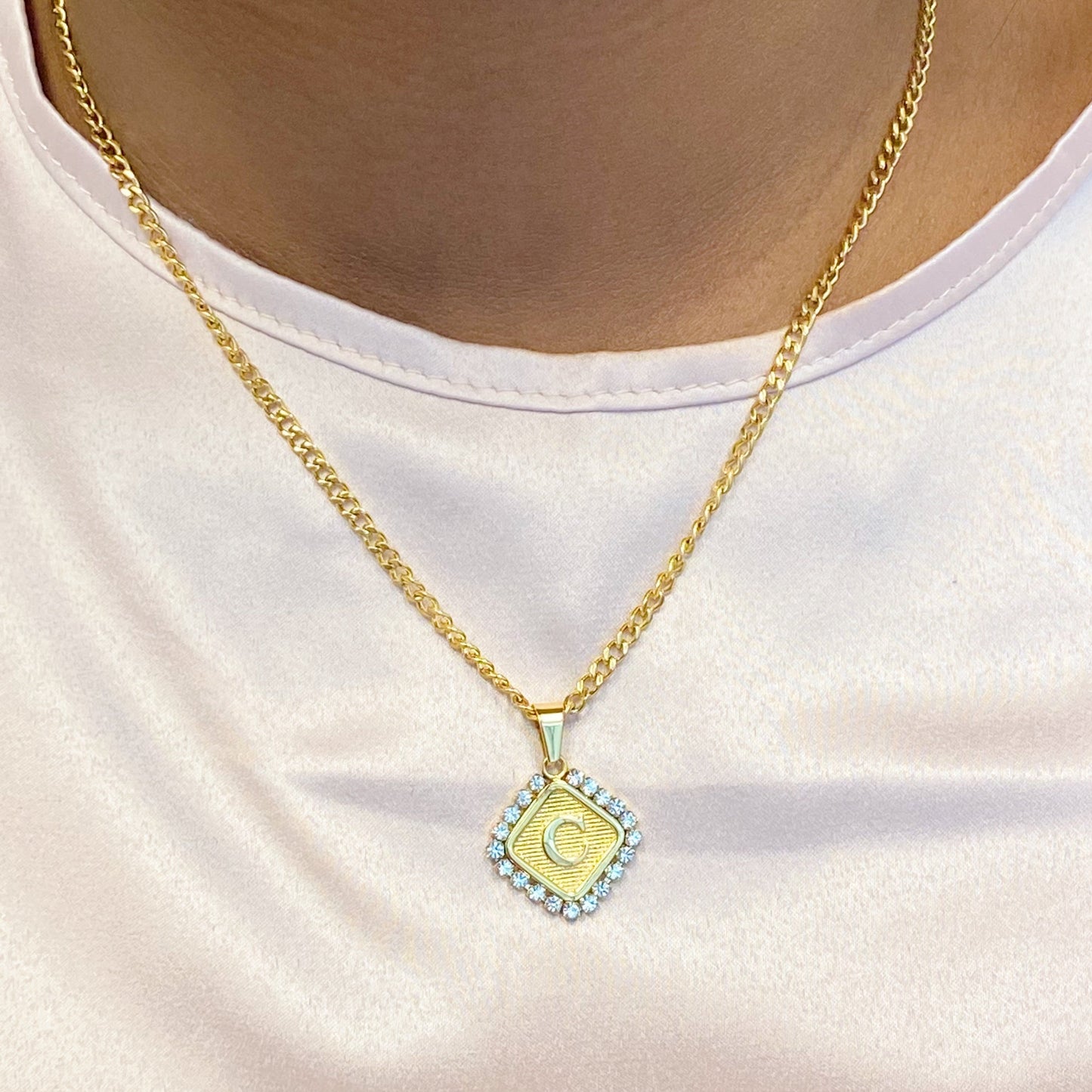 Aztec Delight Initial Necklace - Aaria Tees