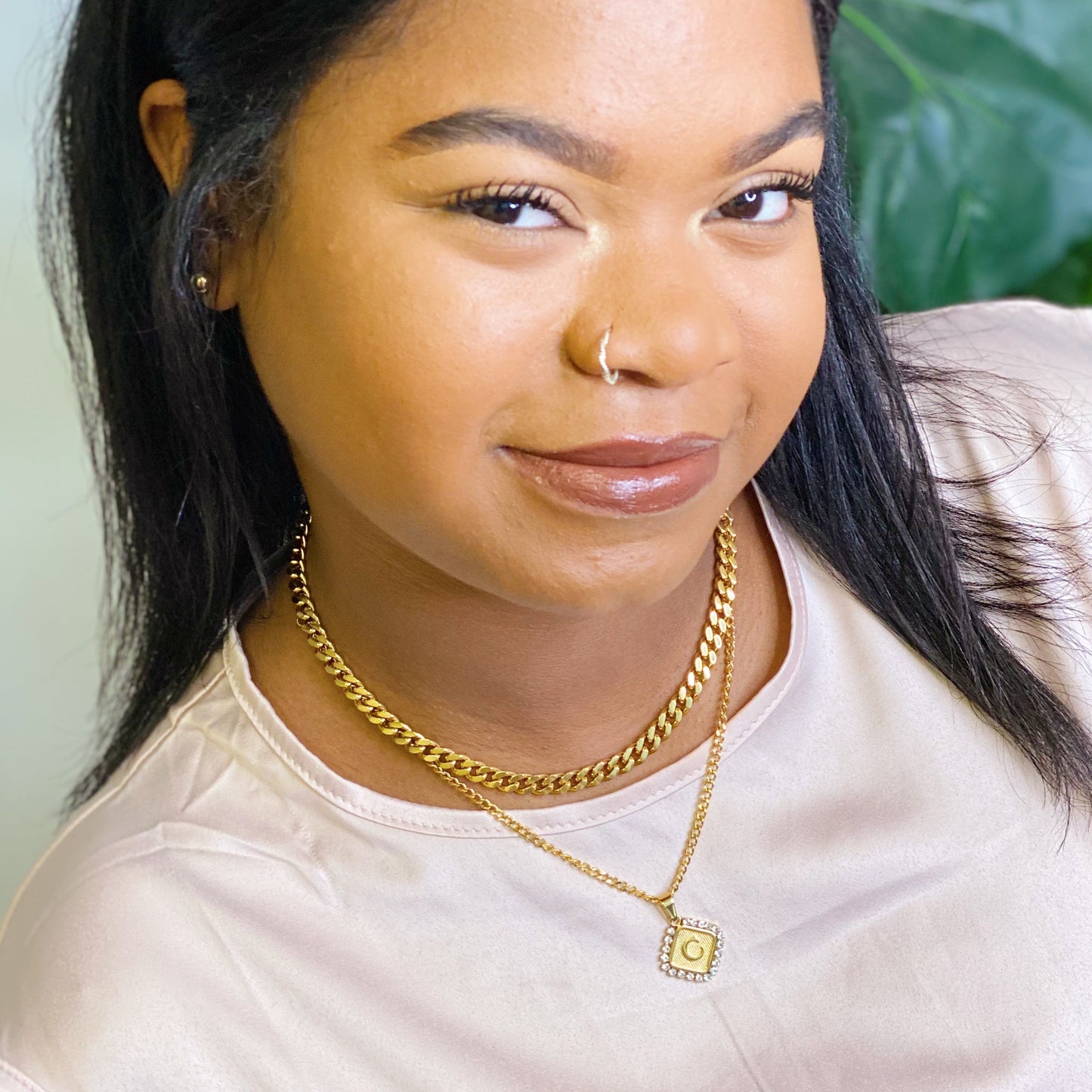 Aztec Delight Initial Necklace - Aaria Tees