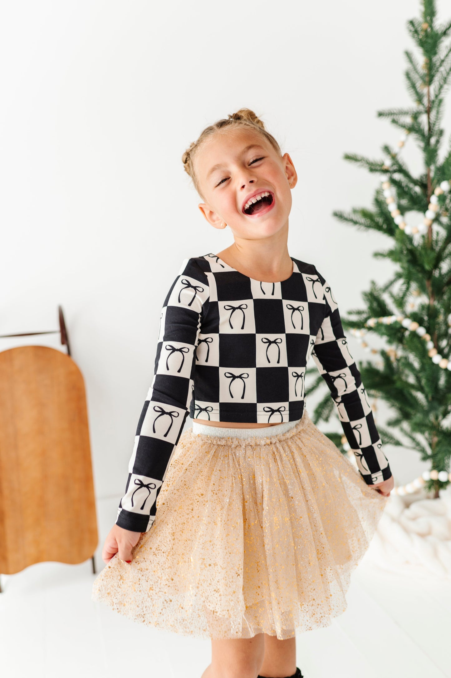 Gold Shimmer | MESH Skort