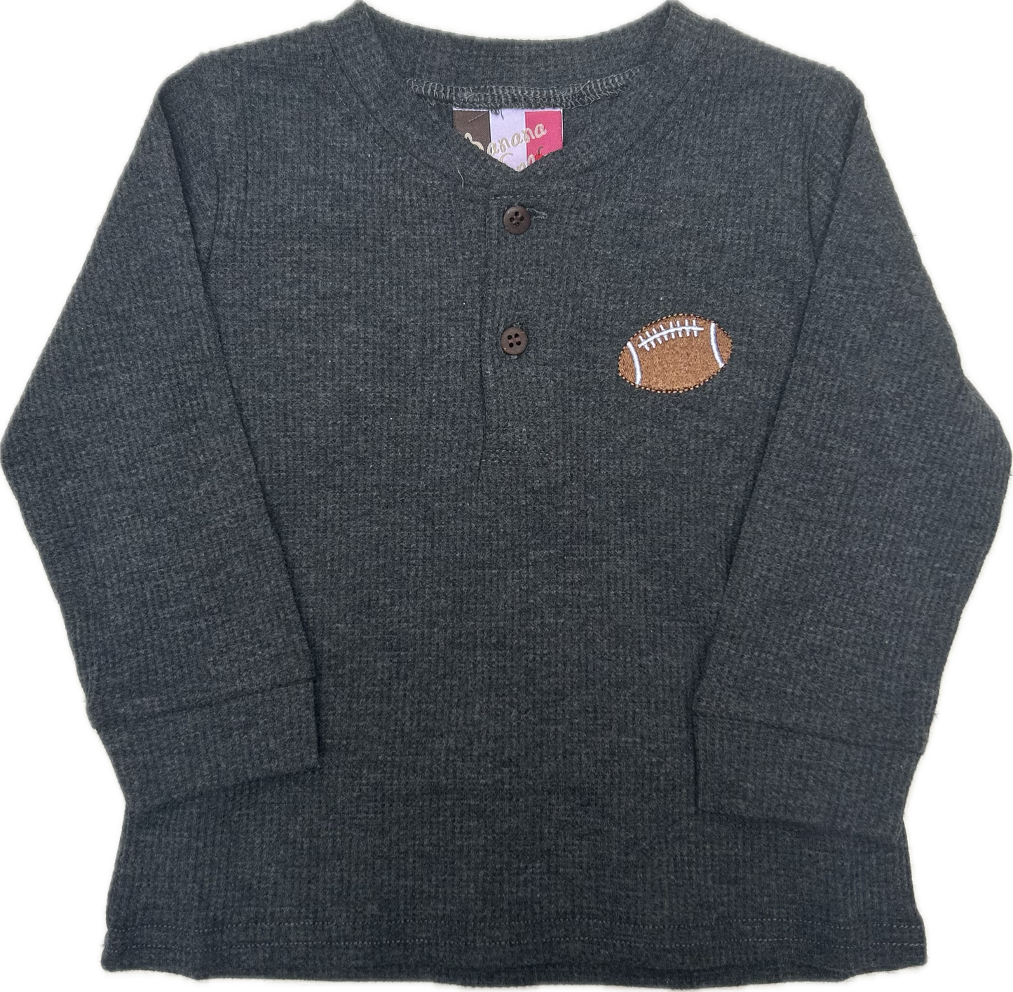 Boys Football Henley Shirt