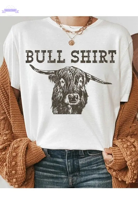 BULL SHIRT T-SHIRT PLUS SIZE - Aaria Tees Aaria Tees
