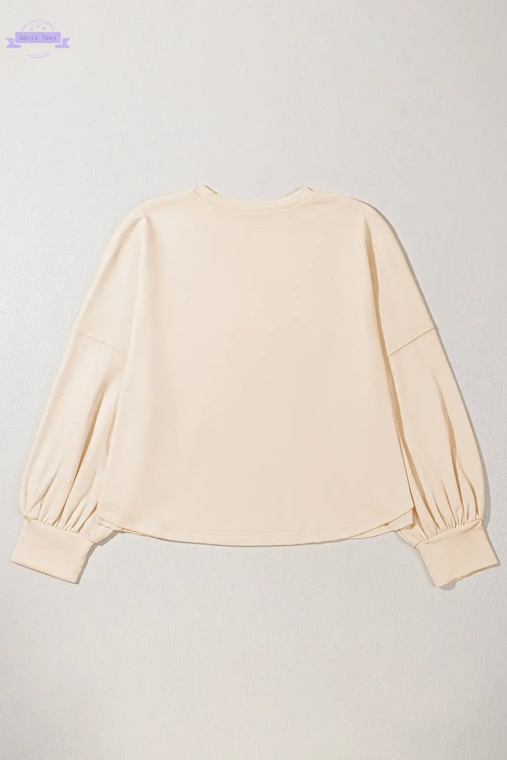 Beige Star Shape Studded Crew Neck Plus Size T Shirt Aaria Tees