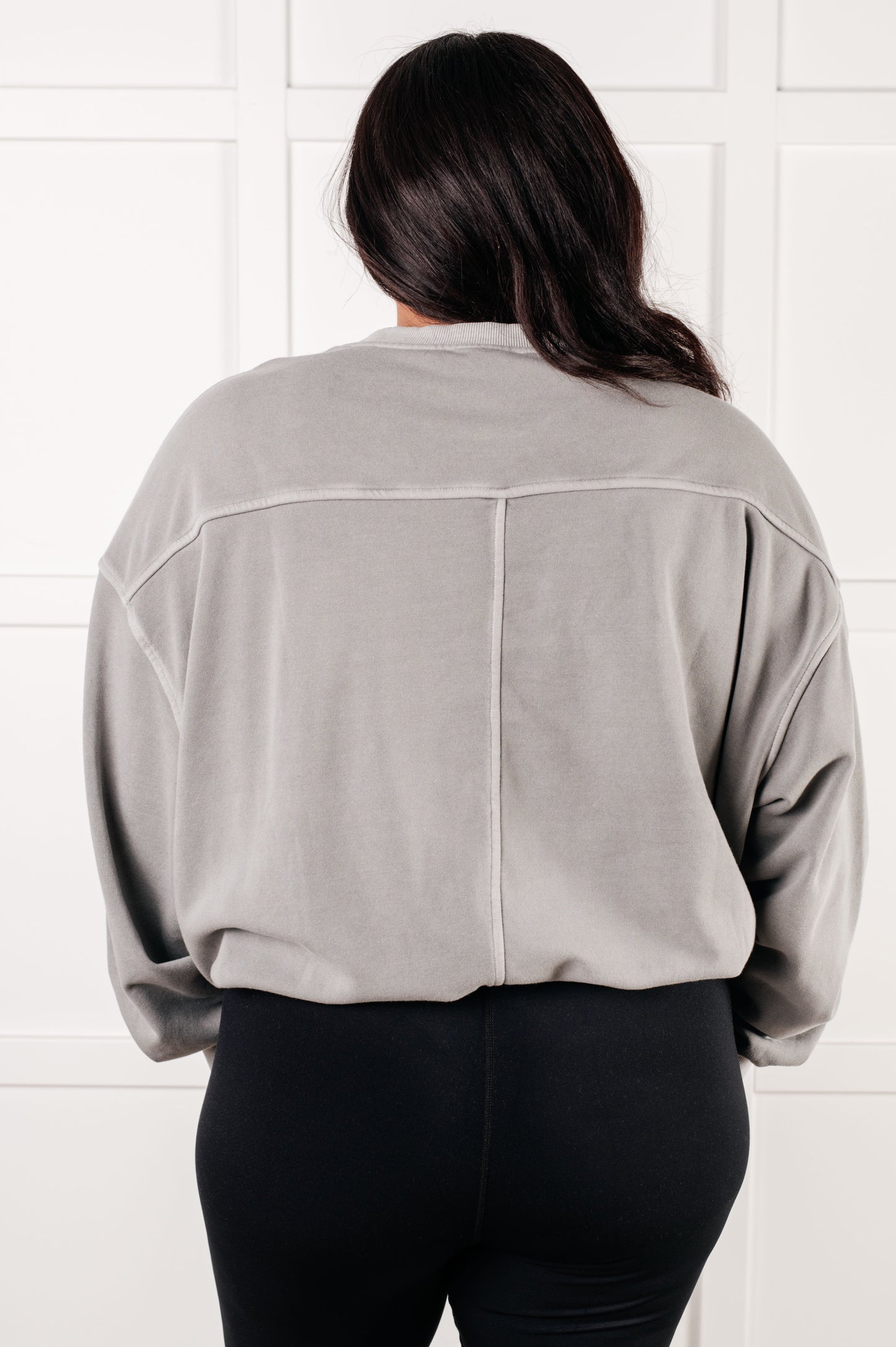 Beyond the Basics Pullover in Sleet (Online Exclusive)