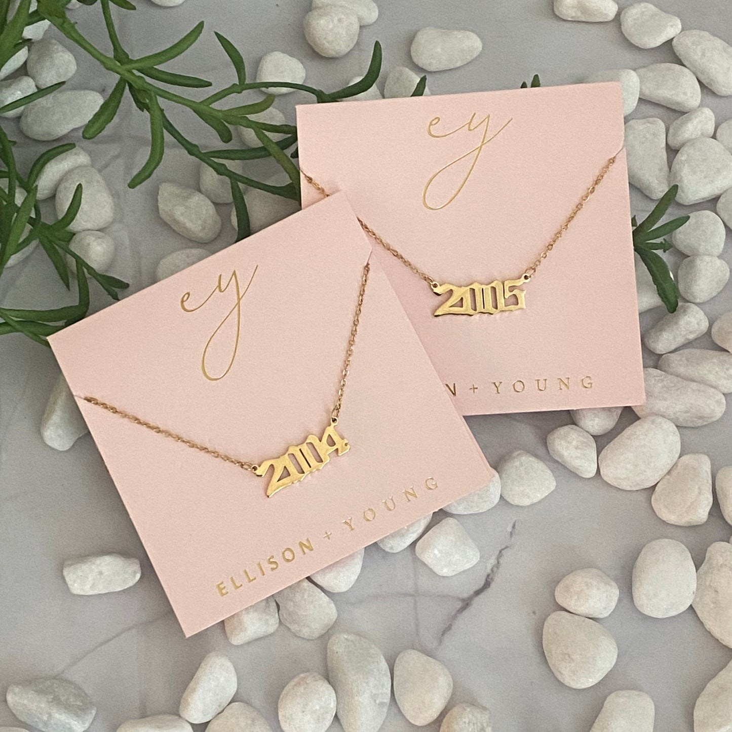 Birth Year Necklace - Aaria Tees