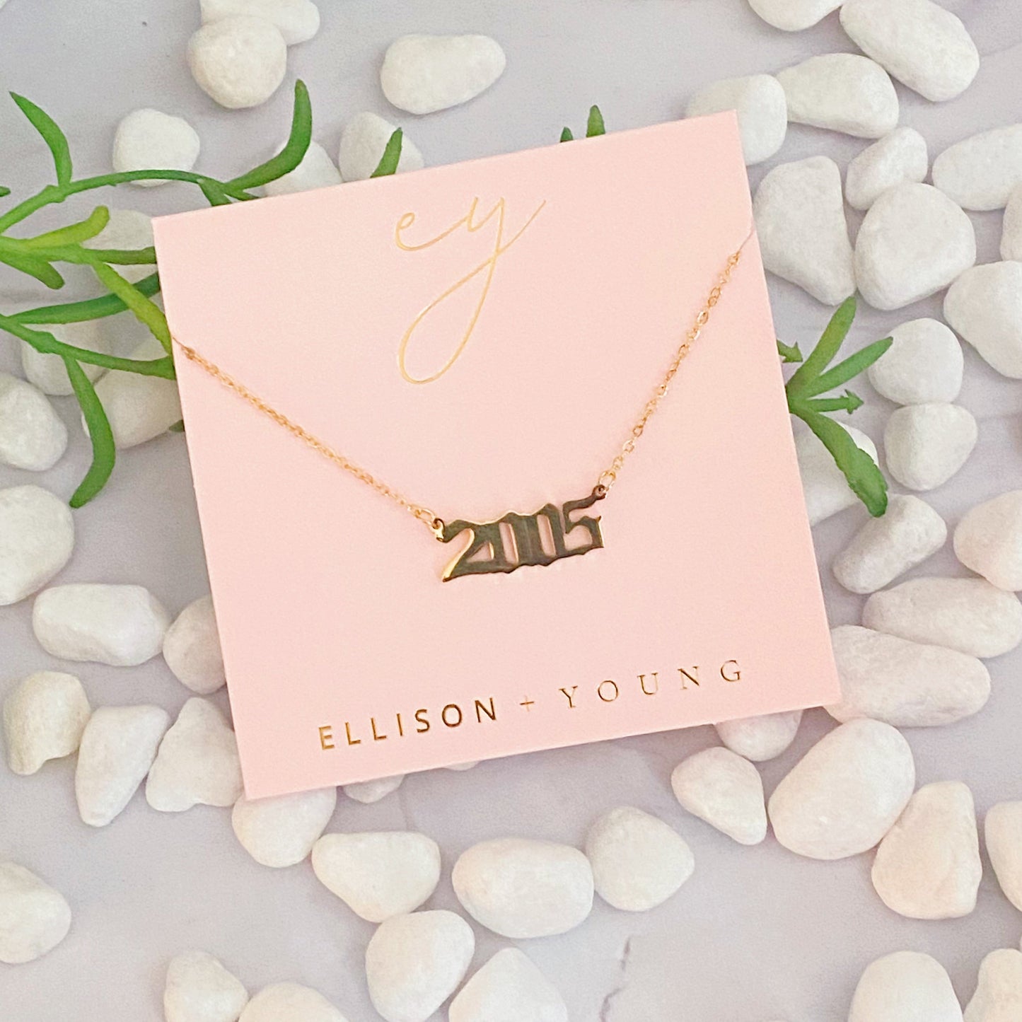 Birth Year Necklace - Aaria Tees
