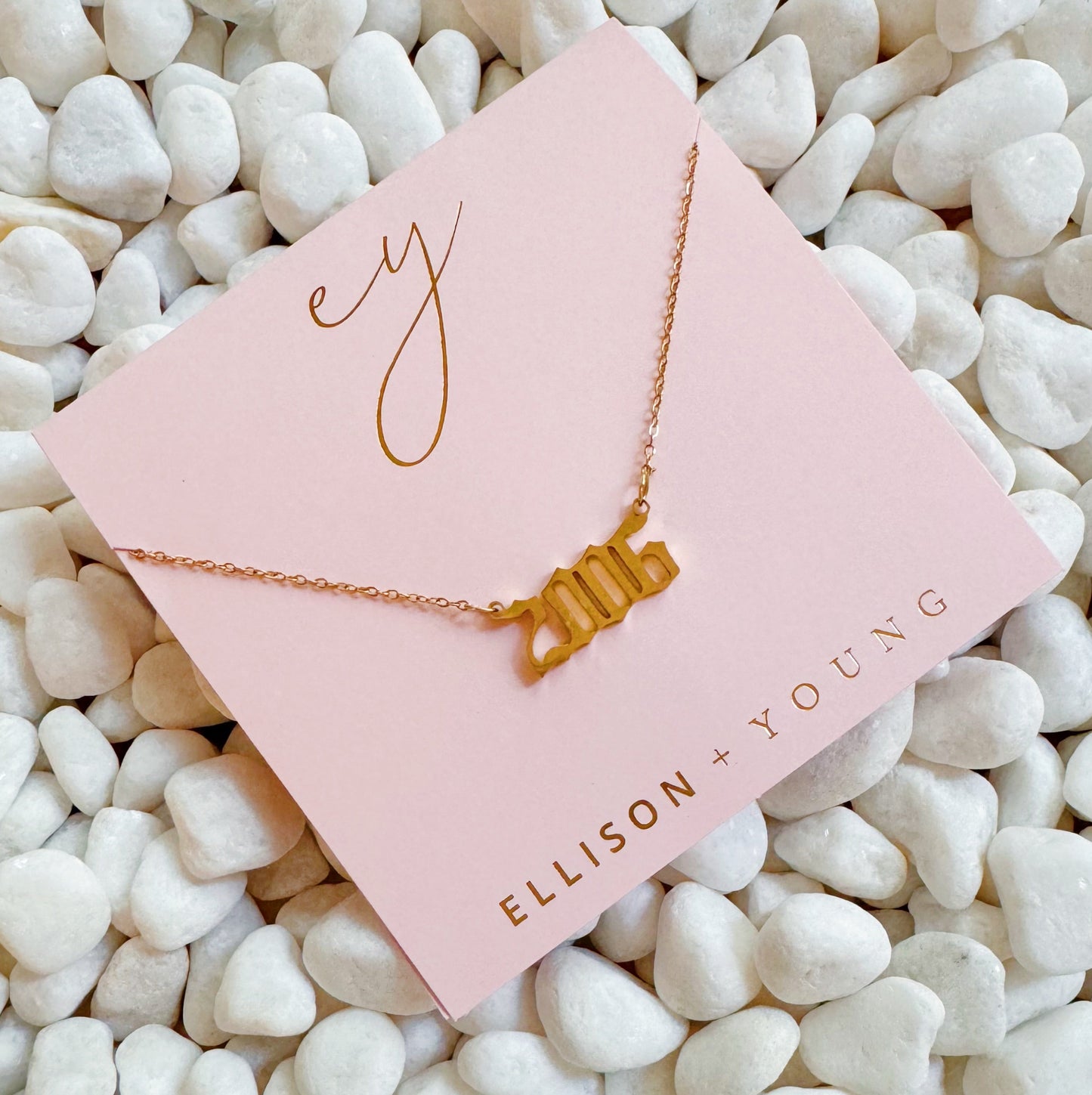 Birth Year Necklace - Aaria Tees