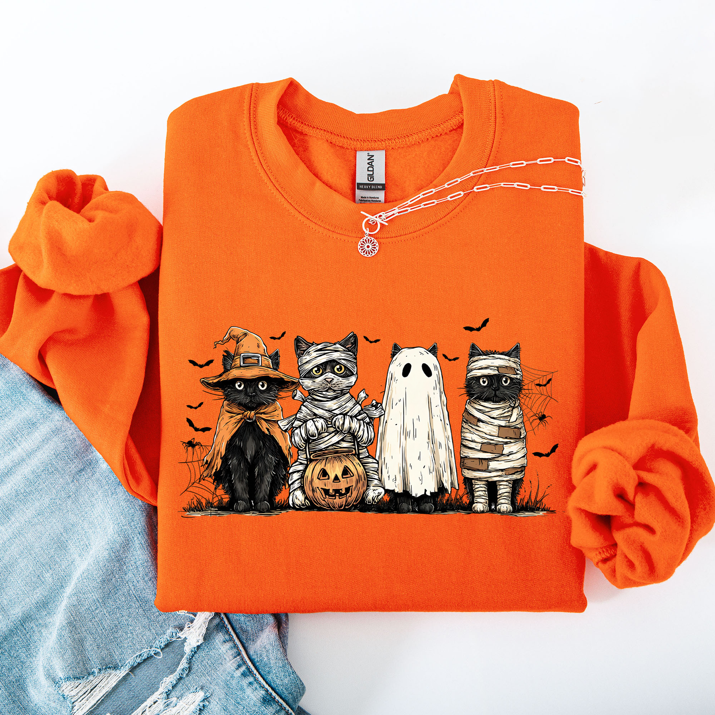 Black Cats Pumpkin, Ghost Cats, Retro Halloween, Gothic, Halloween Cat Mama Shirt, Autumn, Black Cat, Halloween Sweatshirt