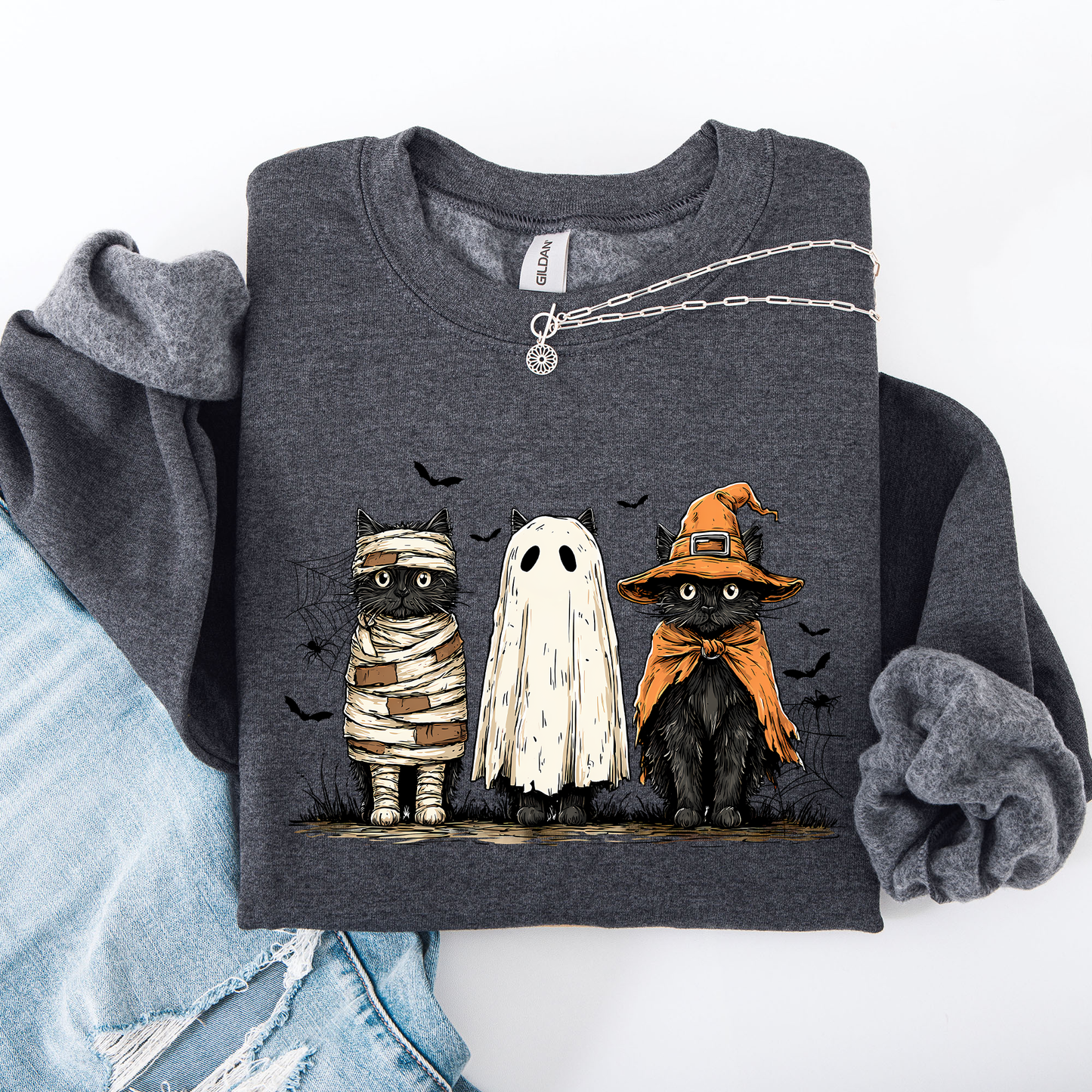 Black Cats, Boo, Ghost Cats, Retro Halloween, Gothic, Halloween Cat Mama Shirt, Autumn, Black Cat, Halloween Sweatshirt