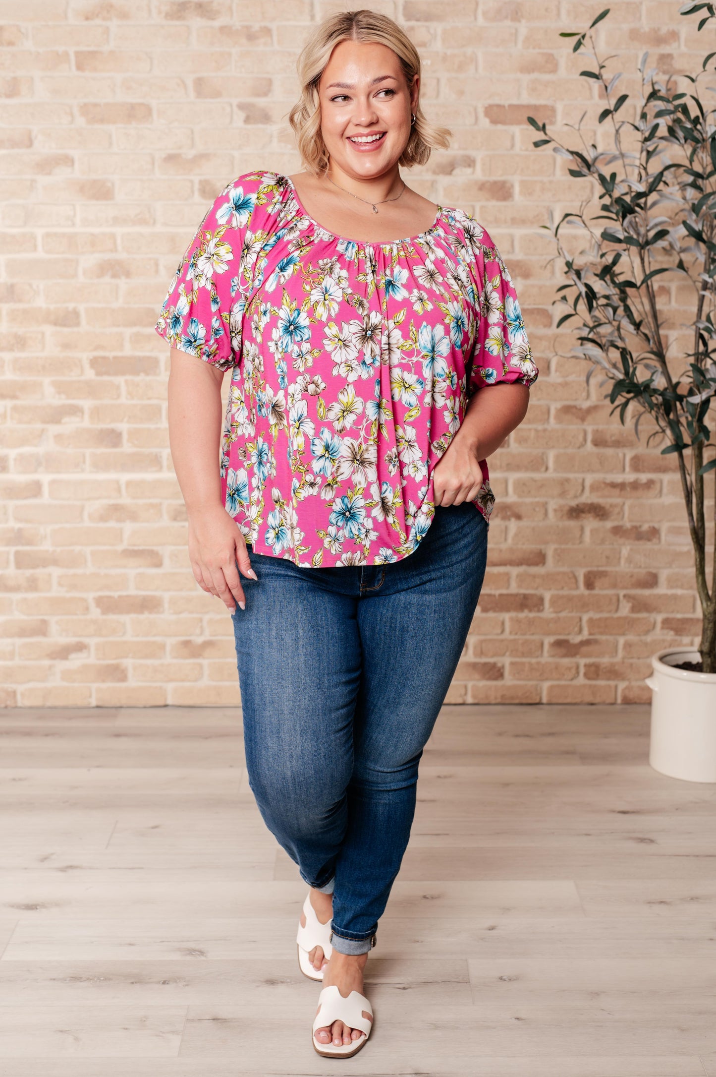 Bloom So Bright Floral Top (Online Exclusive)