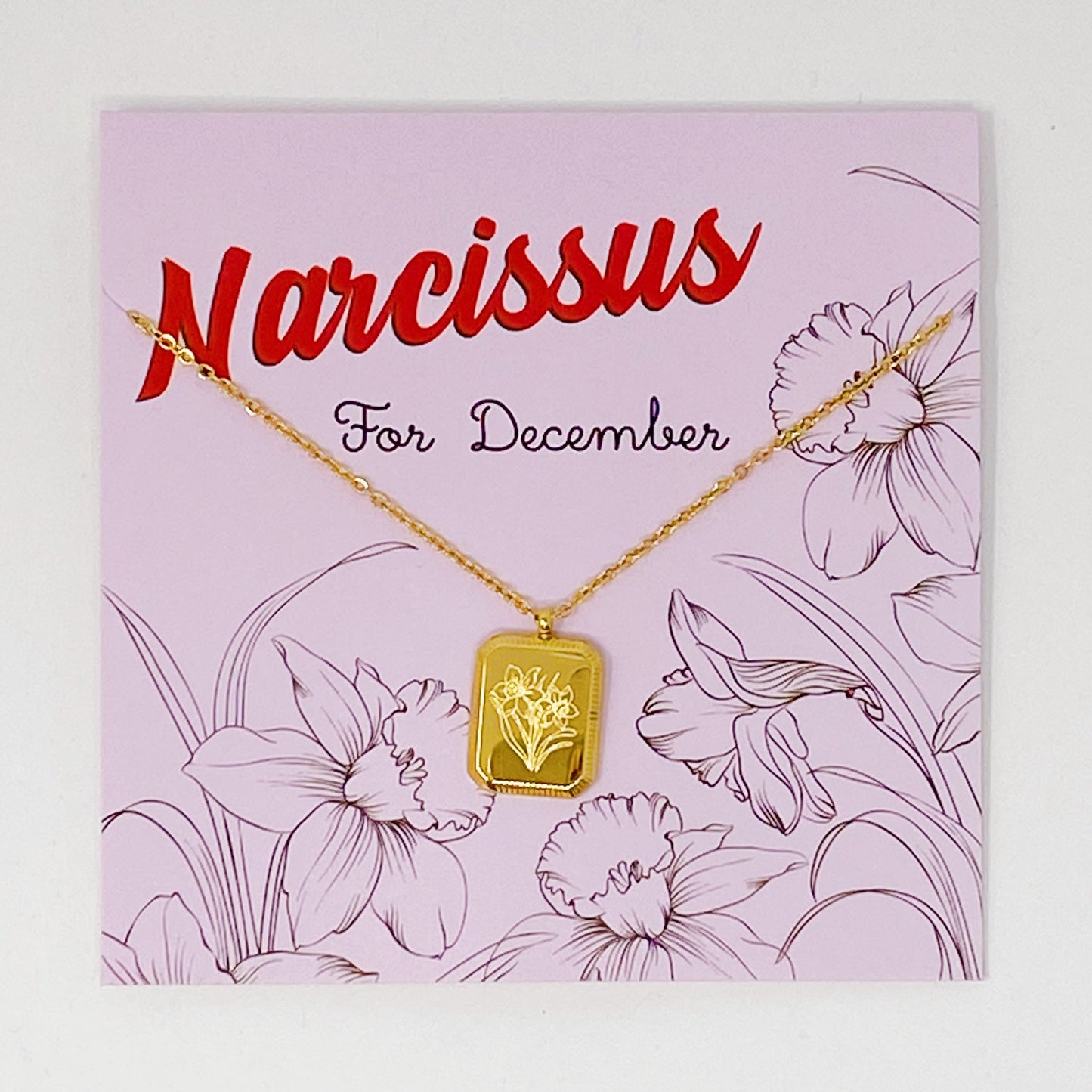 Blooming Birth Month Necklace - Aaria Tees