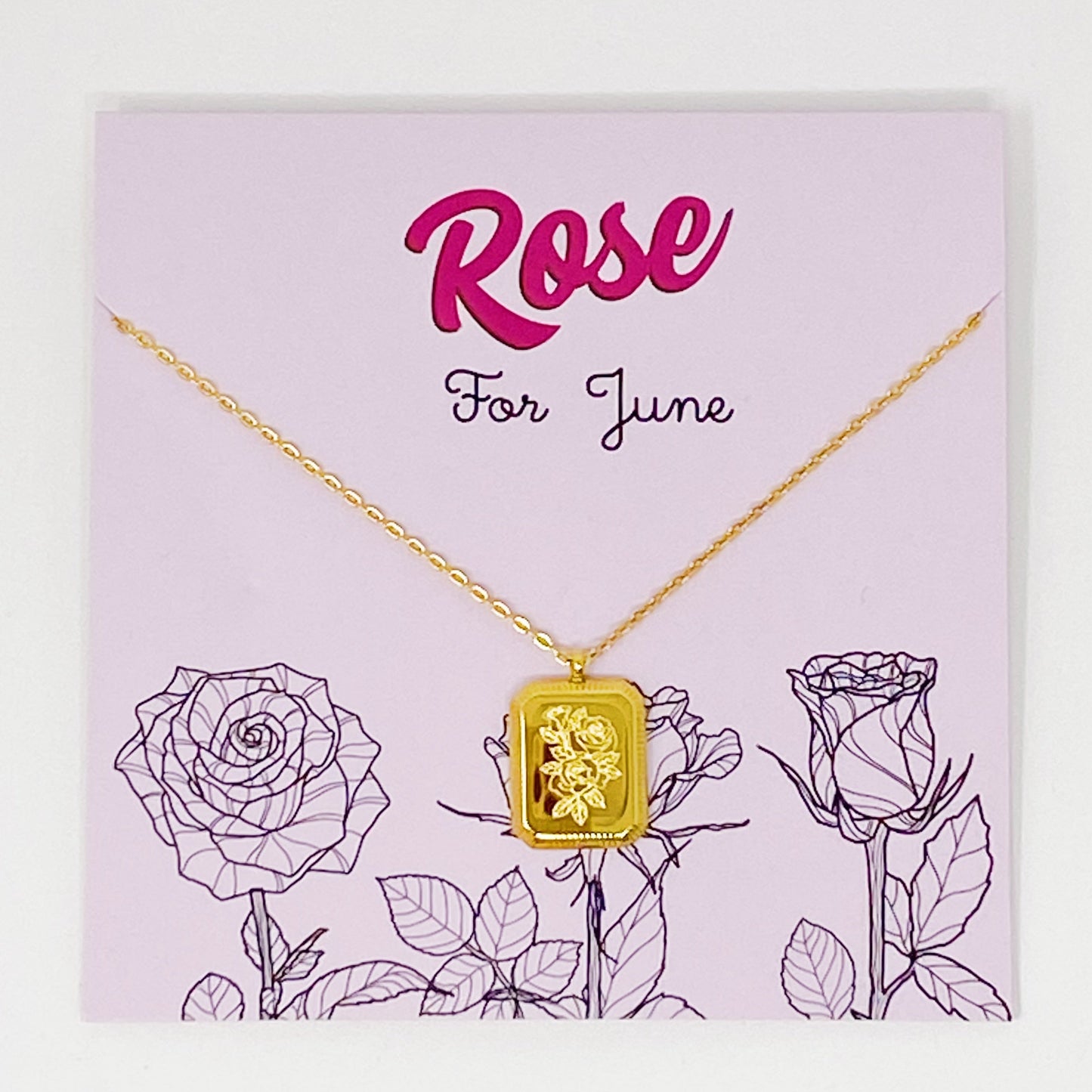 Blooming Birth Month Necklace - Aaria Tees