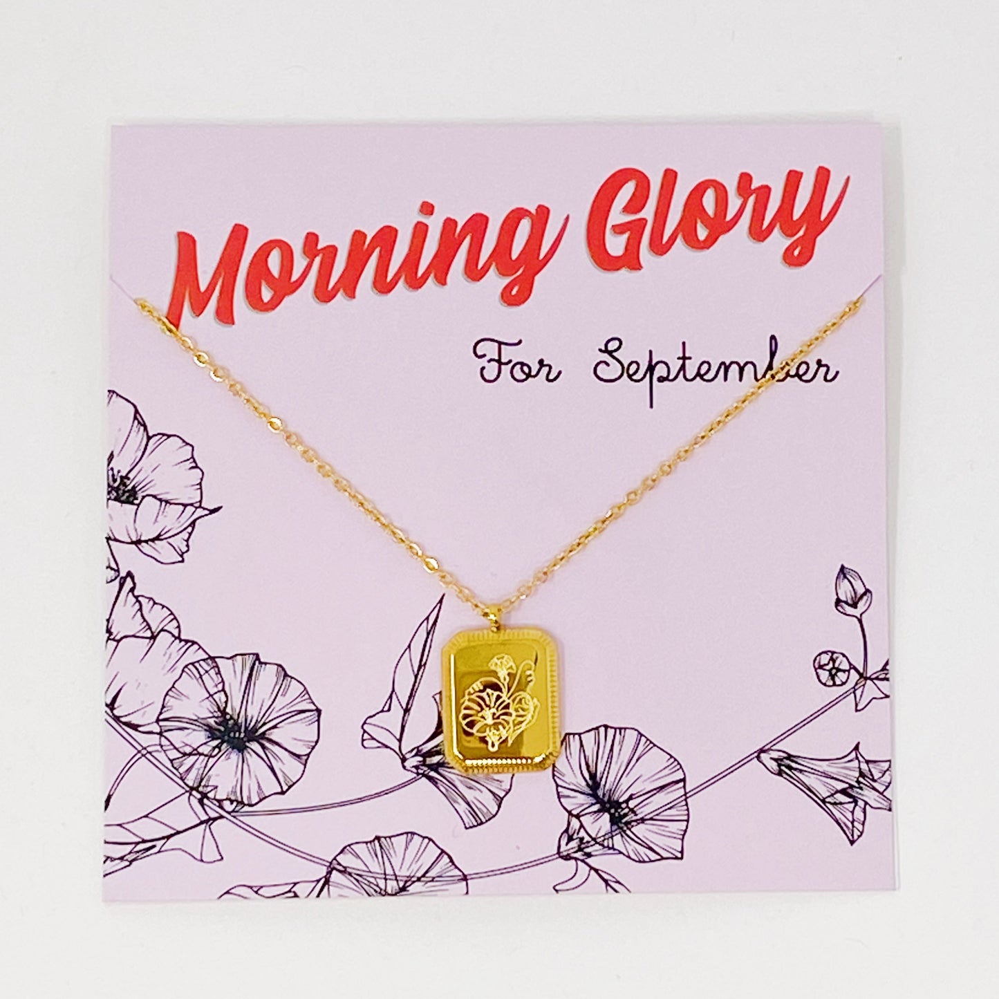 Blooming Birth Month Necklace - Aaria Tees