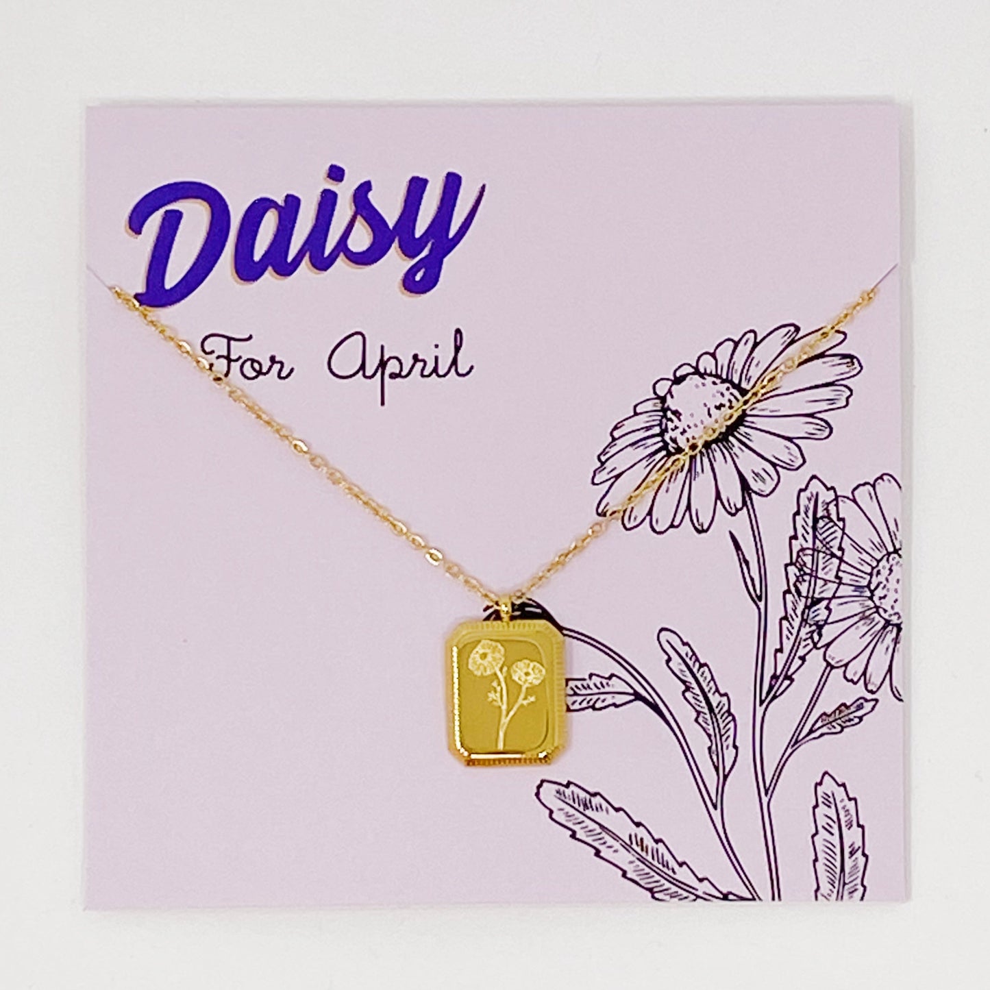 Blooming Birth Month Necklace - Aaria Tees