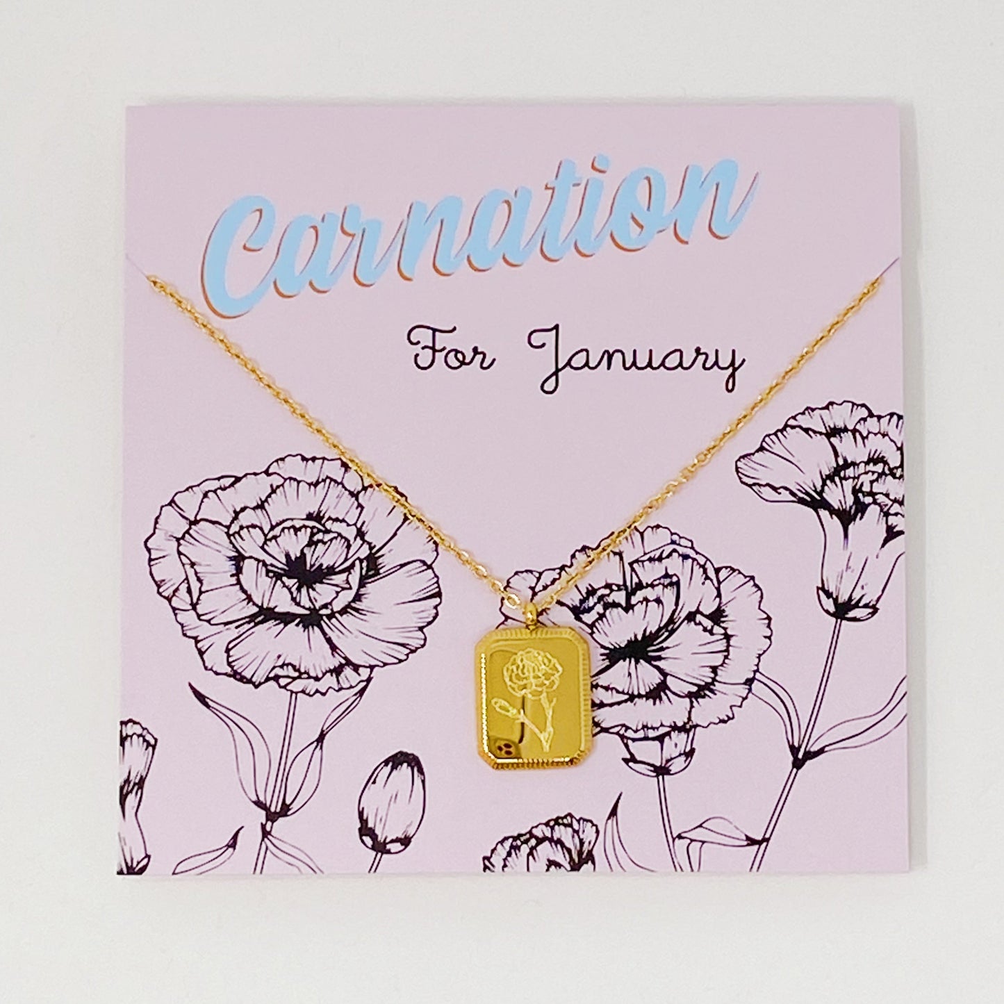 Blooming Birth Month Necklace - Aaria Tees