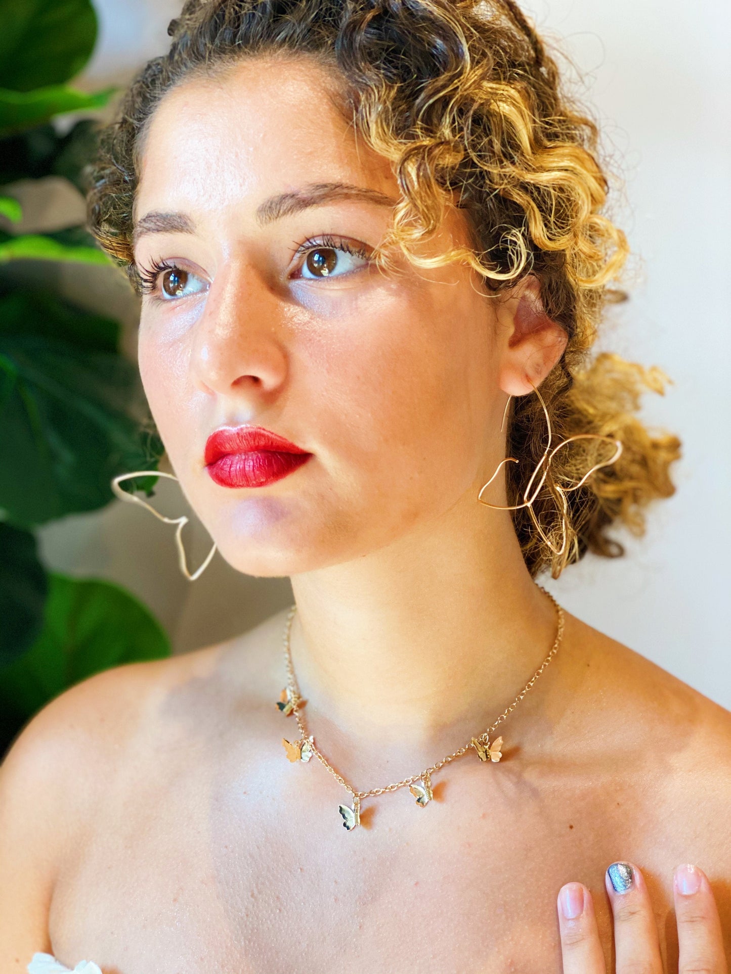 Butterfly Colony Necklace - Aaria Tees