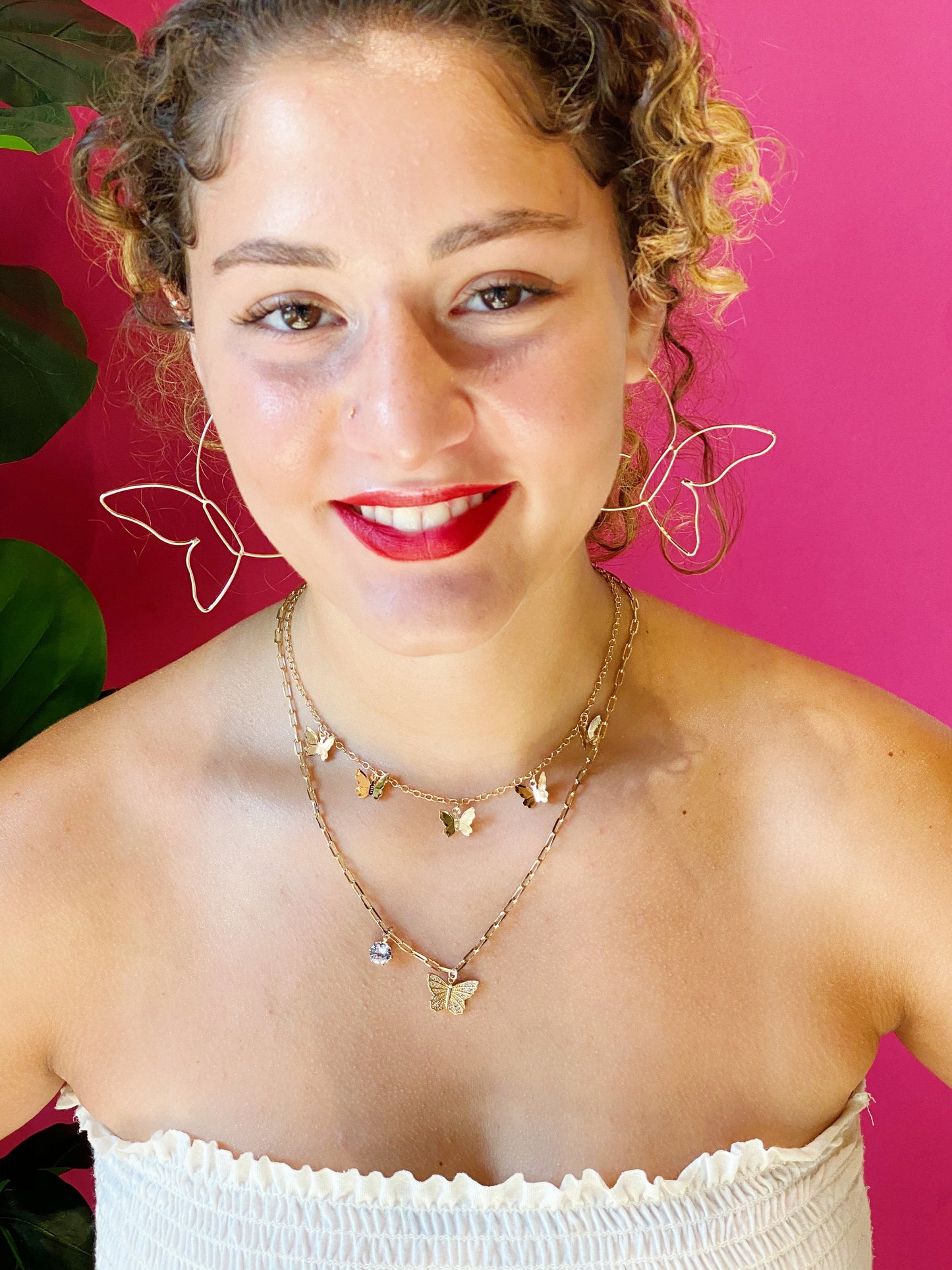 Butterfly Colony Necklace - Aaria Tees