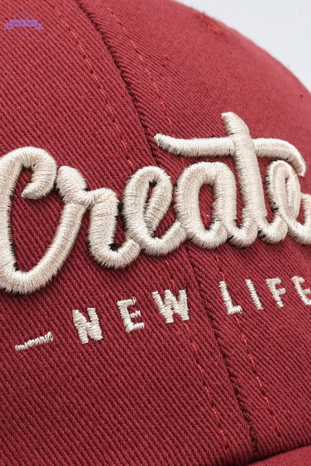 CREATE NEW LIFE Adjustable Cotton Baseball Cap Trendsi