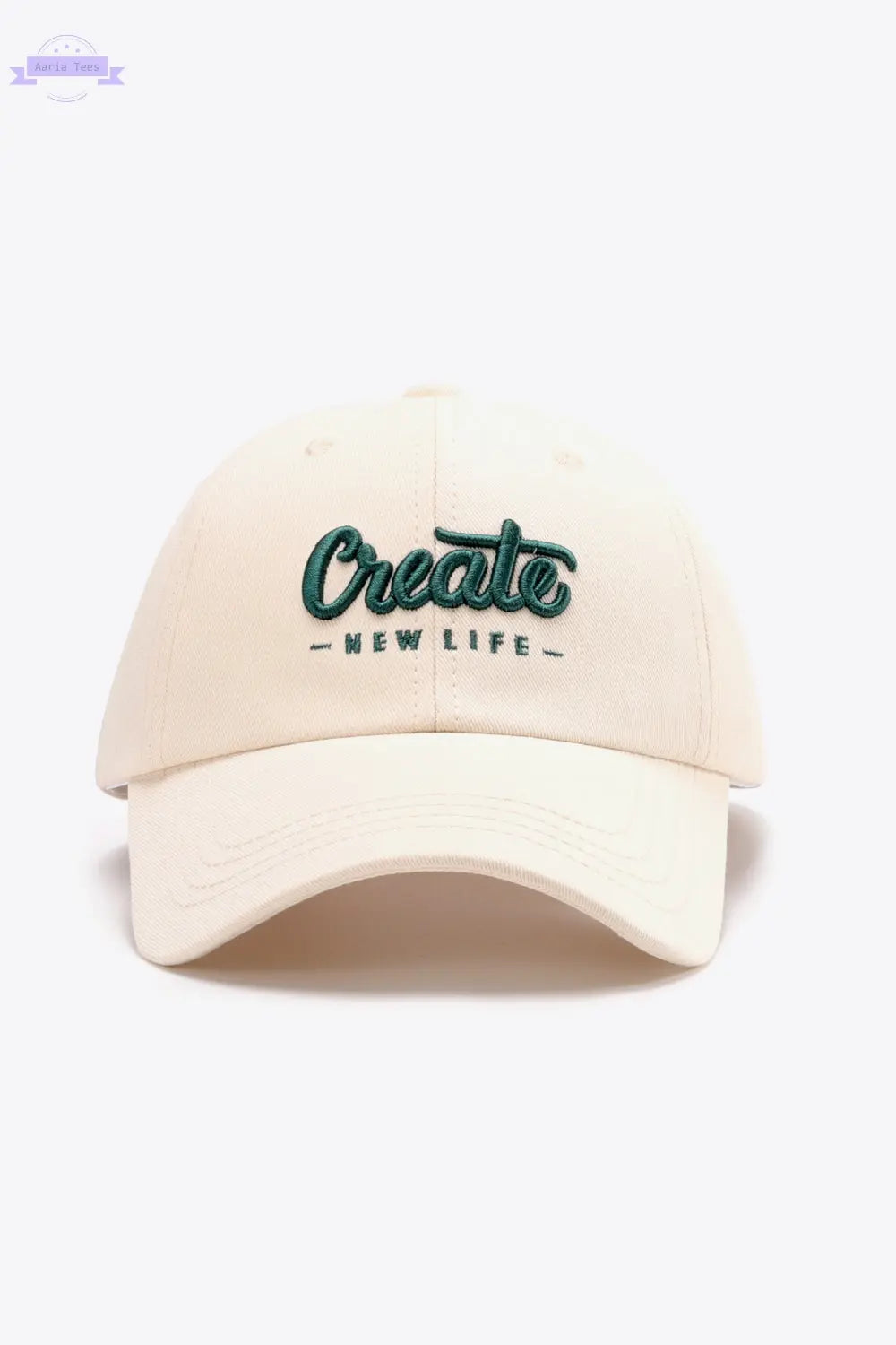 CREATE NEW LIFE Adjustable Cotton Baseball Cap Trendsi