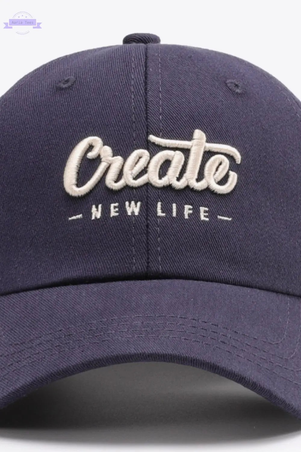 CREATE NEW LIFE Adjustable Cotton Baseball Cap Trendsi