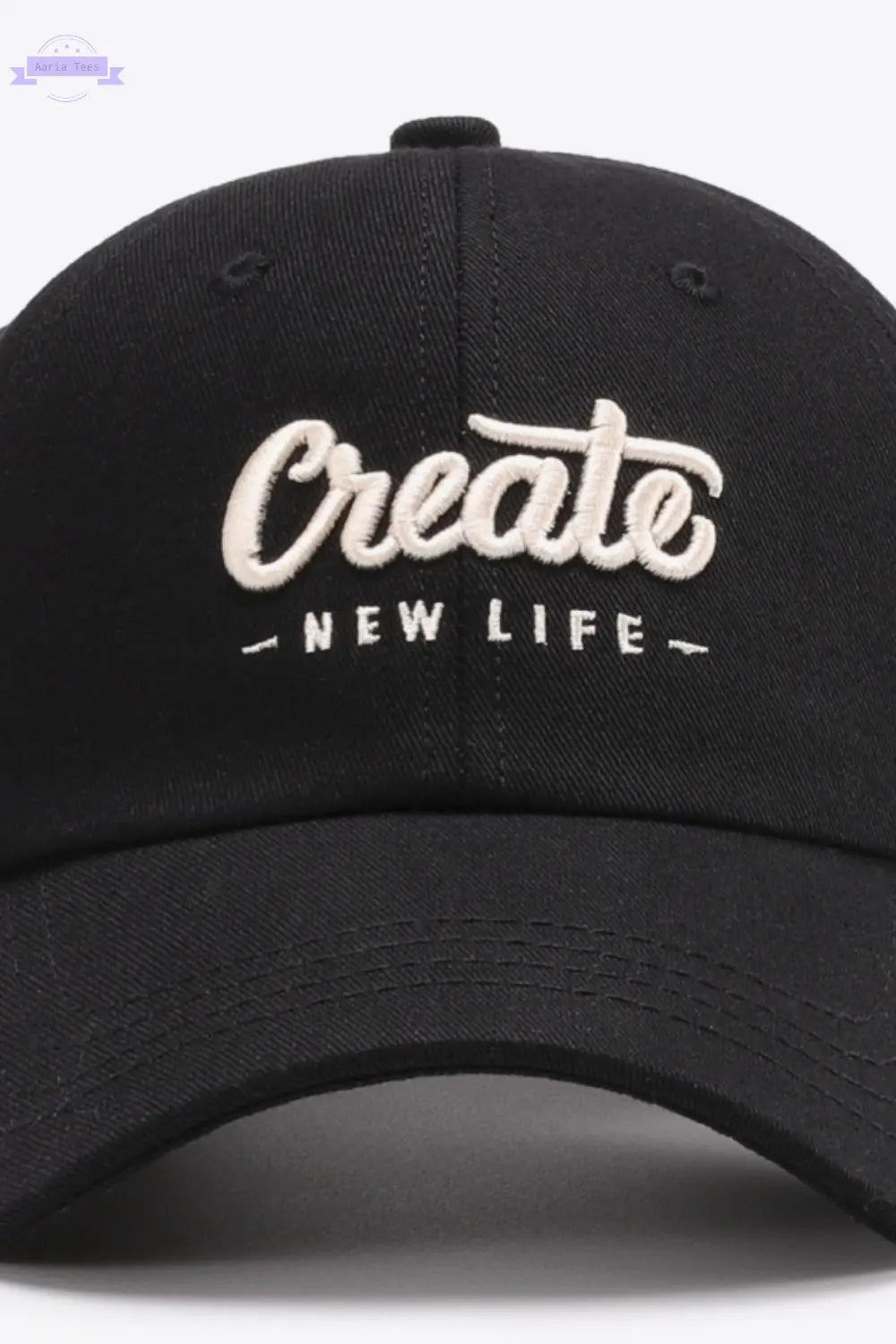 CREATE NEW LIFE Adjustable Cotton Baseball Cap Trendsi