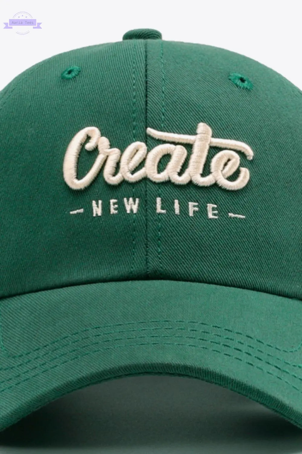 CREATE NEW LIFE Adjustable Cotton Baseball Cap Trendsi