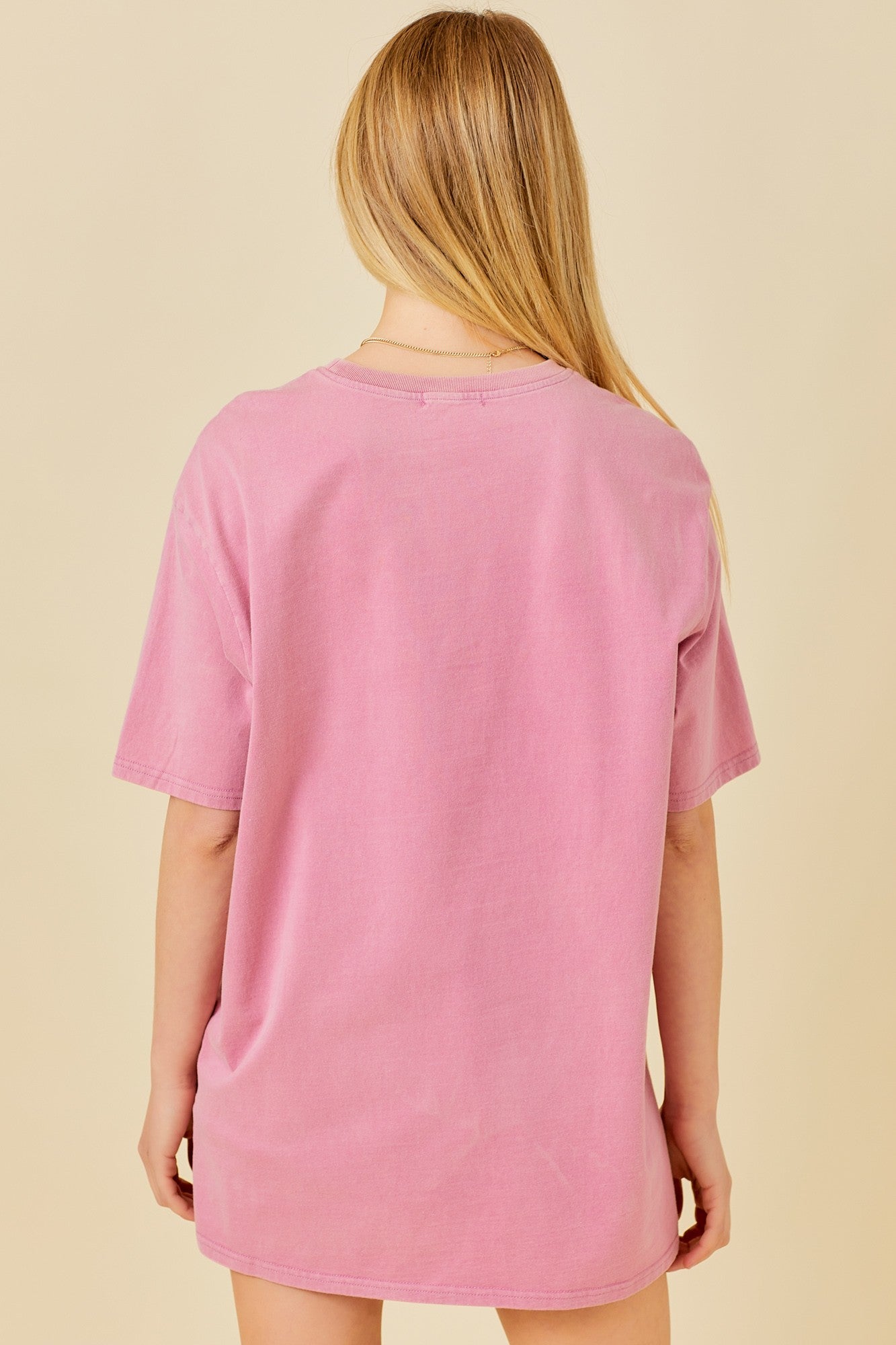 Beach Club Miami Oversized Graphic T-shirt Dress