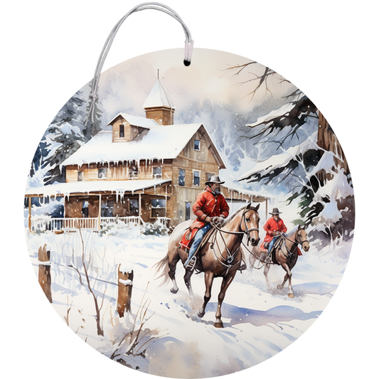 Cowboys Christmas Ride Car Freshener