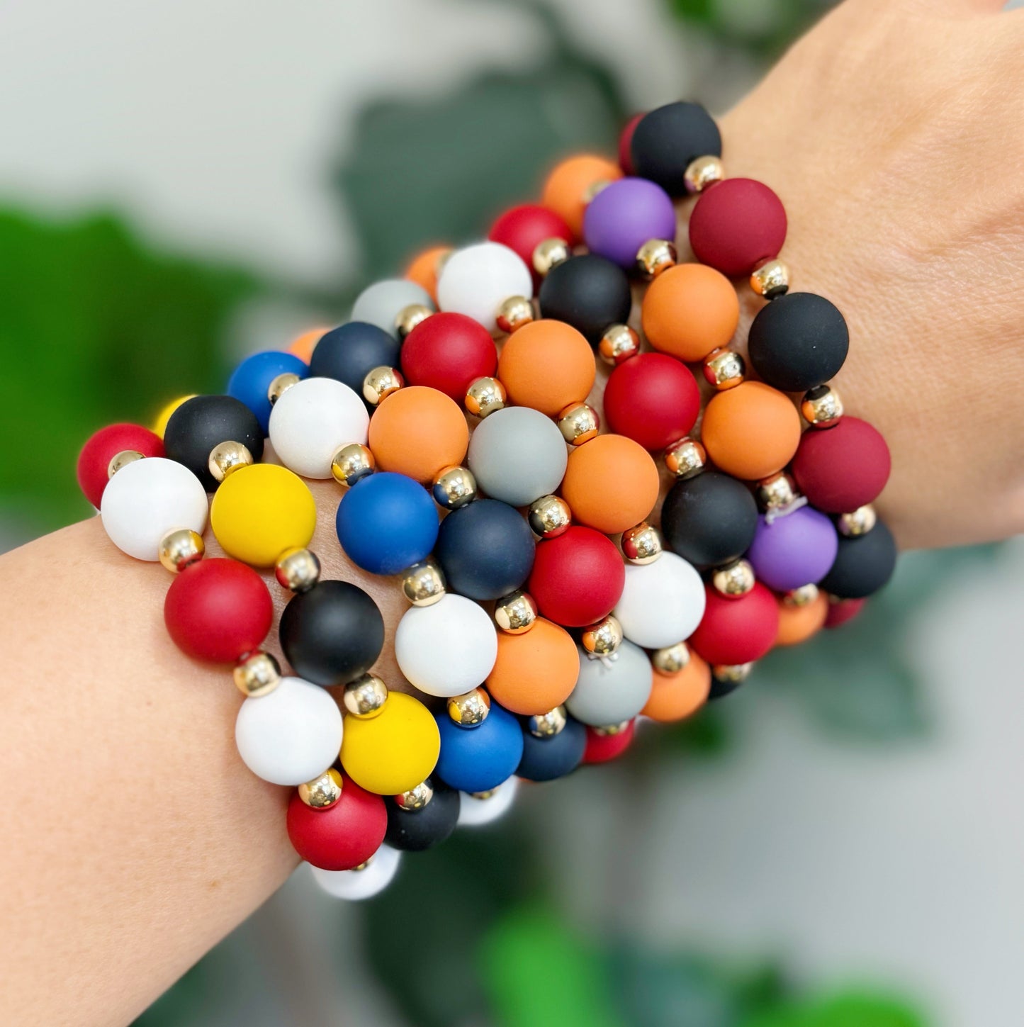 Champion Ball Bead Stretch Bracelet - Aaria Tees