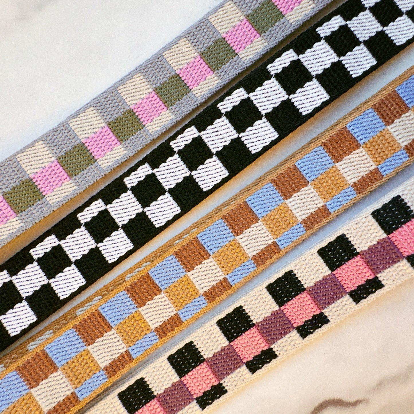Checkered Crossbody Phone Lanyard - Aaria Tees