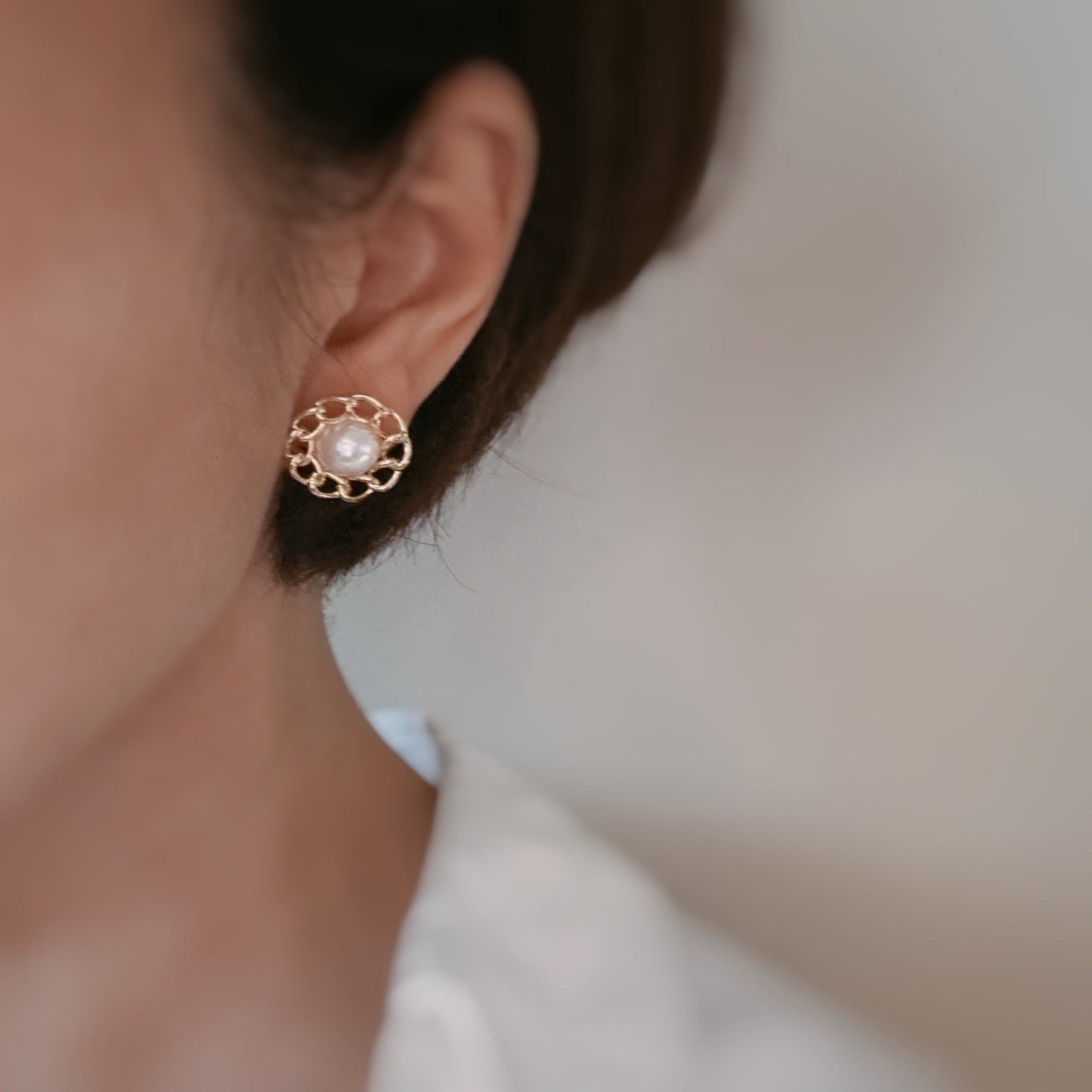 Class Of Noble Pearl Earrings - Aaria Tees