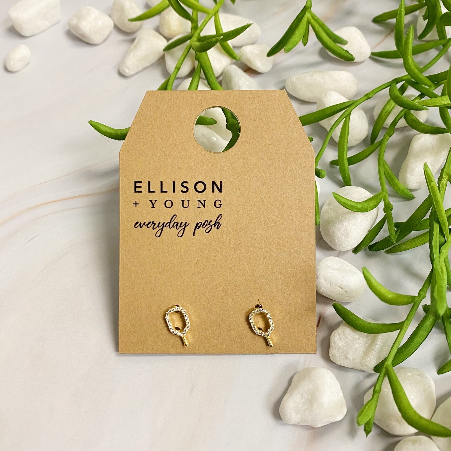 Club Pickleball Dainty Earrings - Aaria Tees