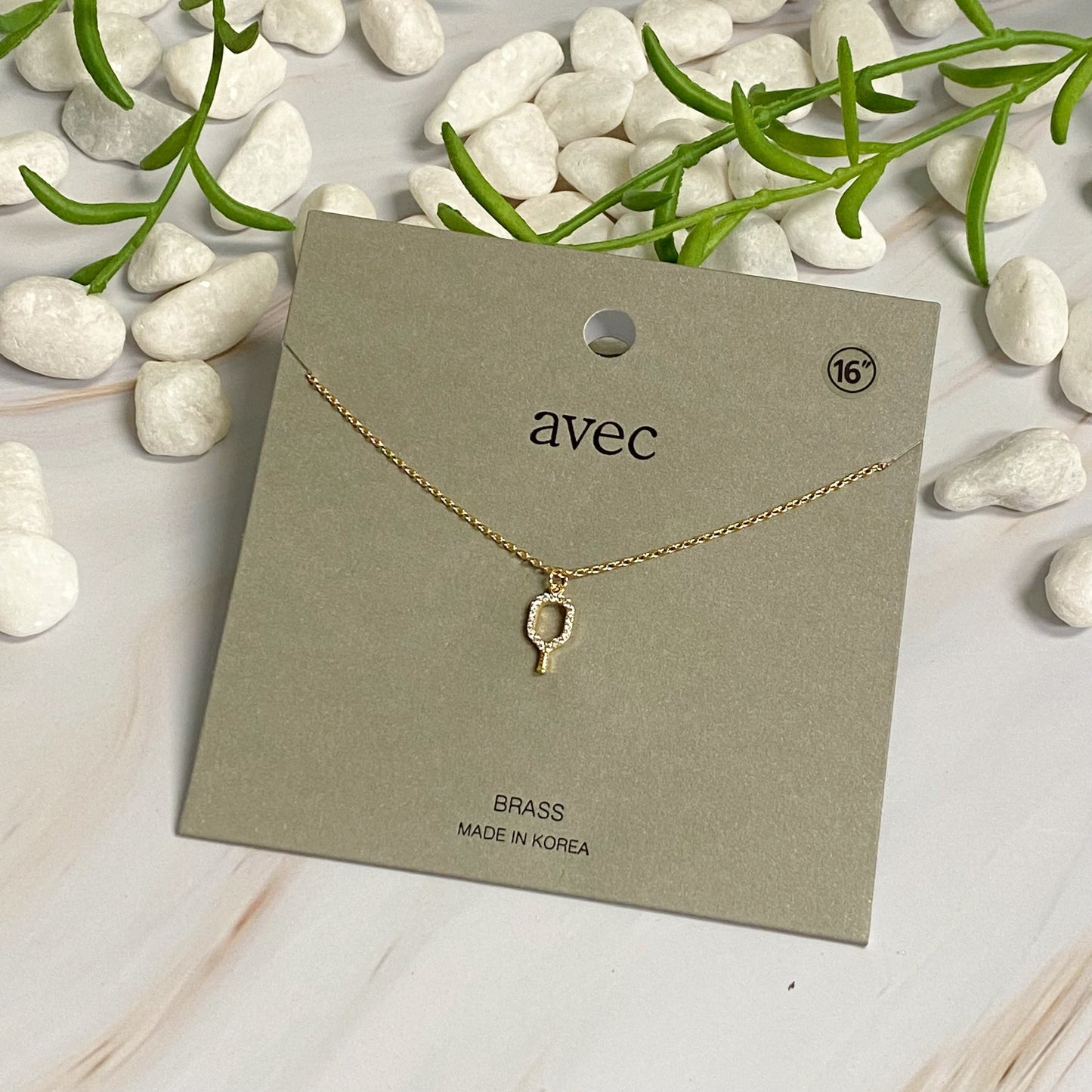Club Pickleball Dainty Necklace - Aaria Tees