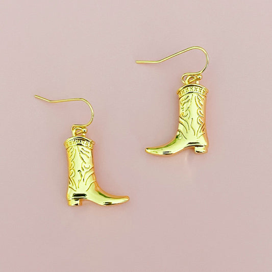 Cowgirl Bootie Dangle Earring - Aaria Tees