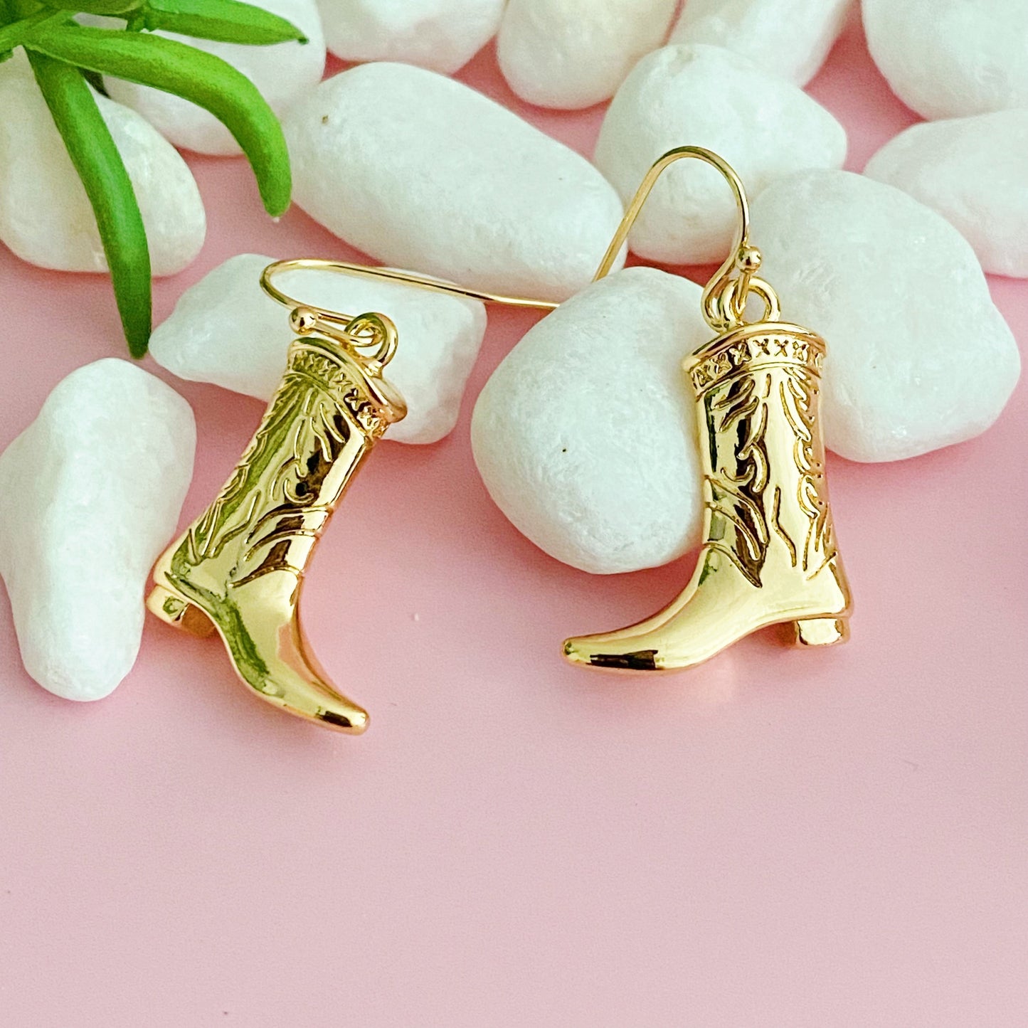 Cowgirl Bootie Dangle Earring - Aaria Tees
