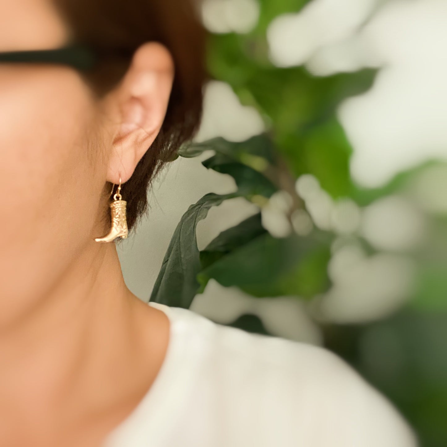 Cowgirl Bootie Dangle Earring - Aaria Tees