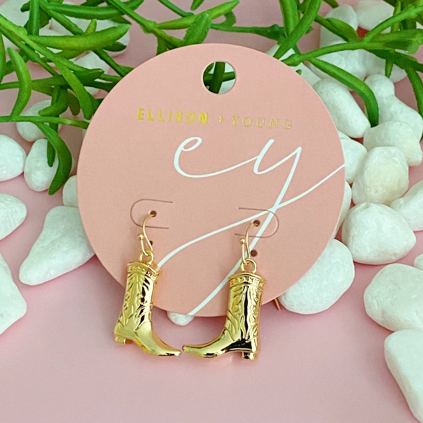 Cowgirl Bootie Dangle Earring - Aaria Tees