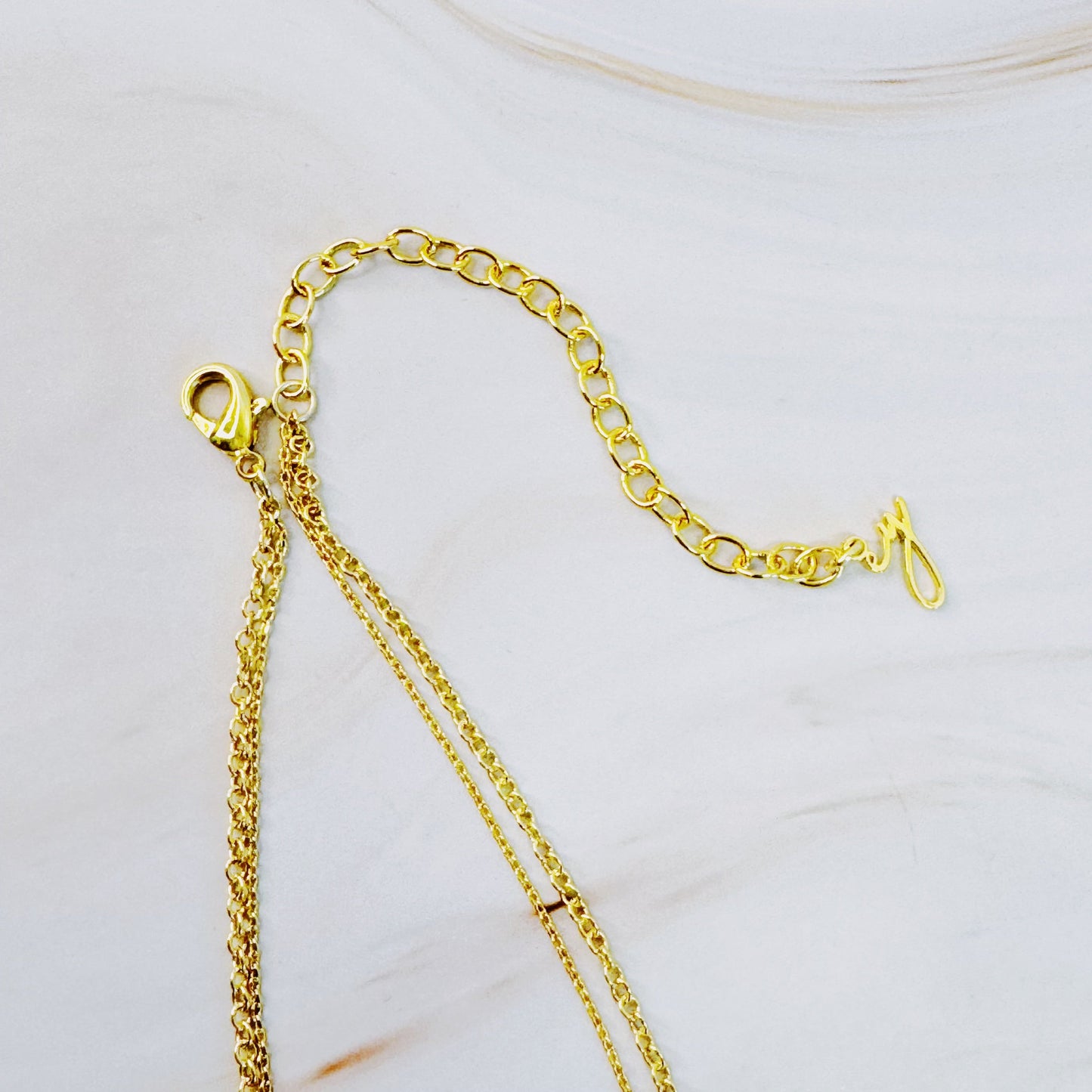 Cross And Coin Layered Necklace - Aaria Tees