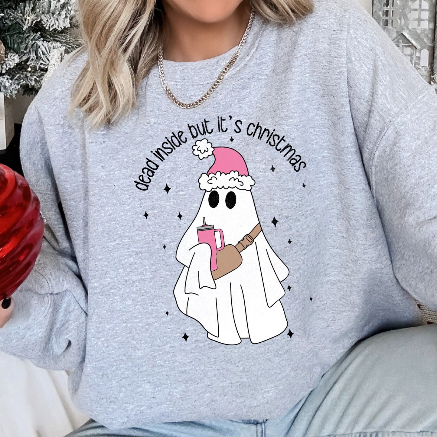 Dead Inside But It's Christmas Retro Sweatshirt
