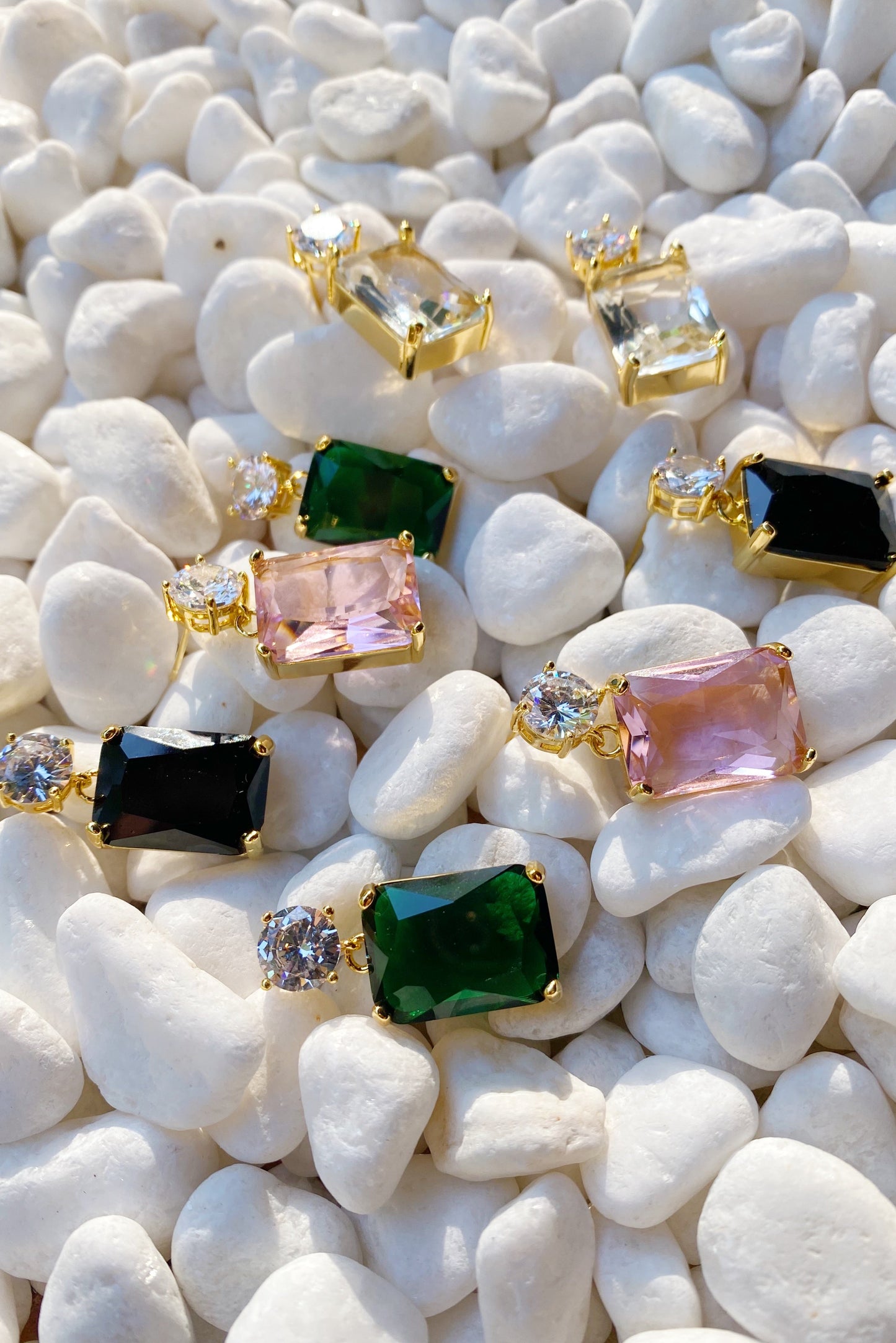 Banquet In Castle Jewel Earrings - Aaria Tees