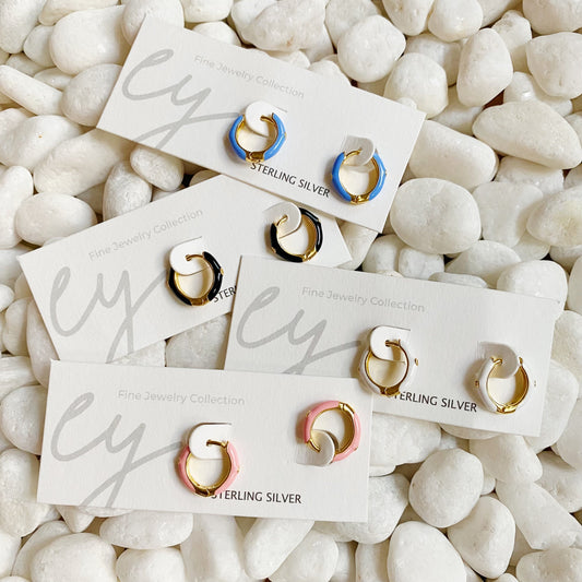 Elise Petit Sterling Silver Hoop Earring - Aaria Tees