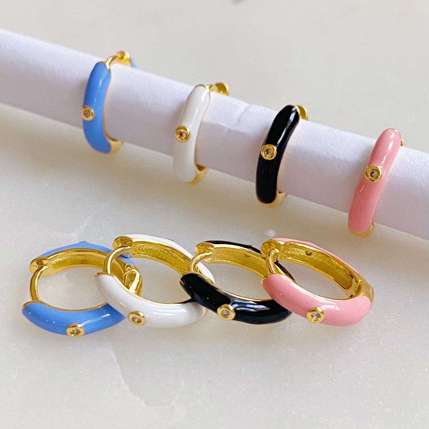 Elise Petit Sterling Silver Hoop Earring - Aaria Tees