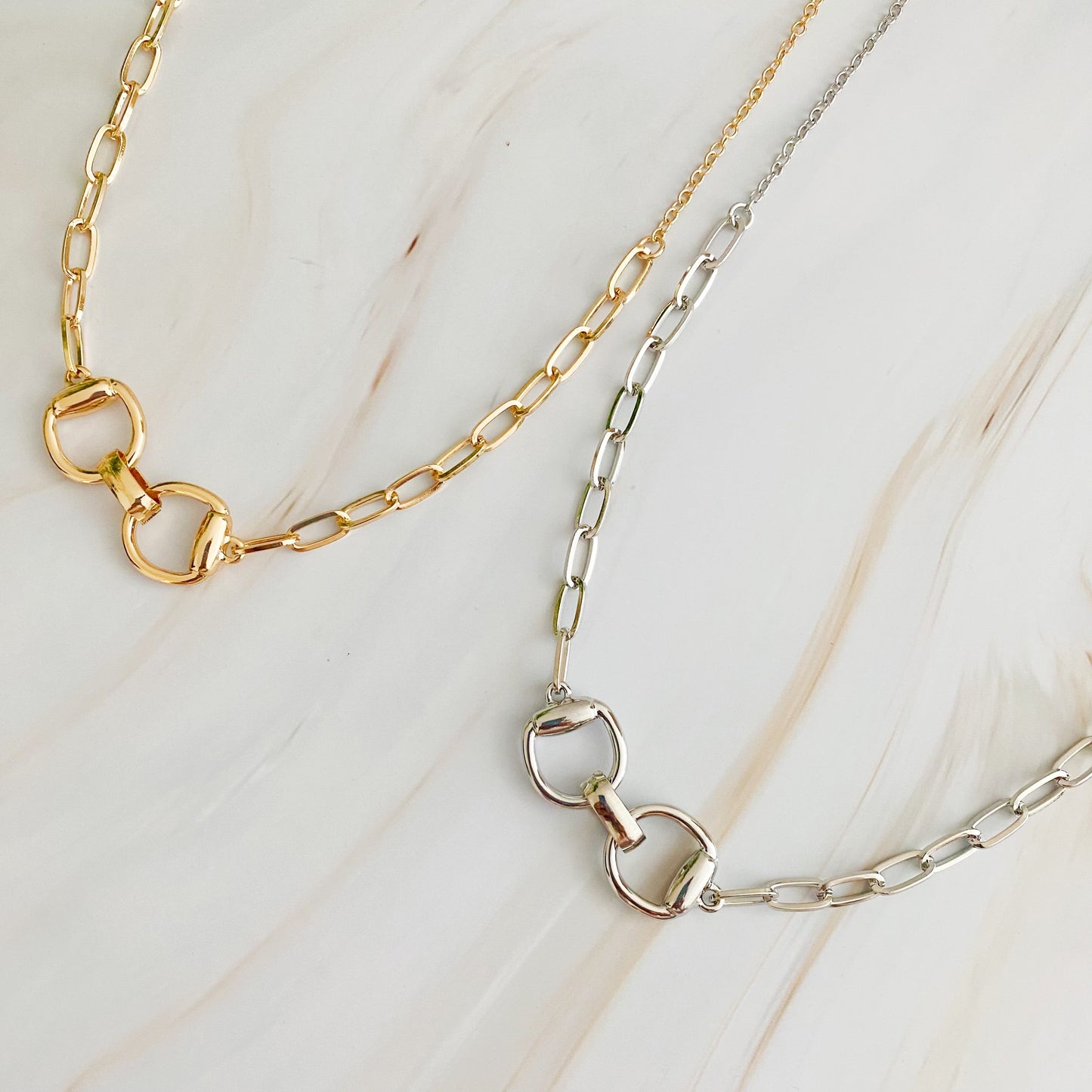 Equestrian Pendant Chain Necklace - Aaria Tees