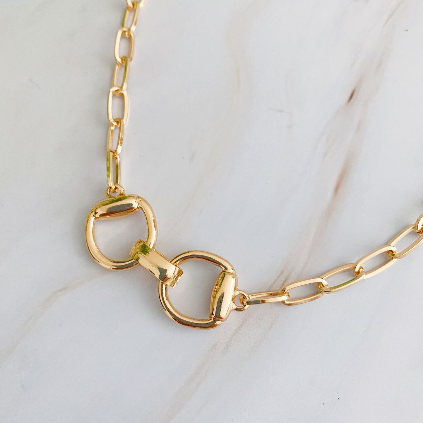 Equestrian Pendant Chain Necklace - Aaria Tees