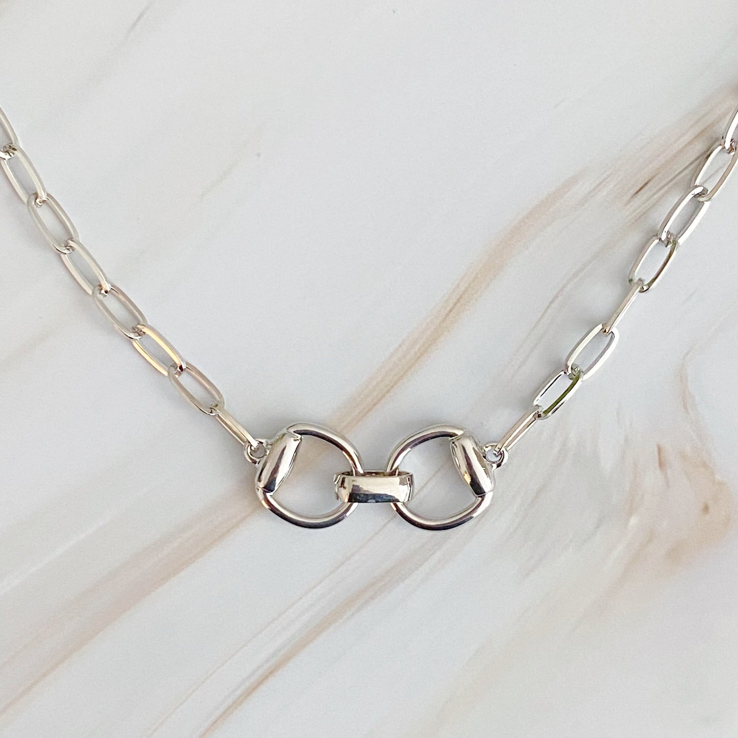 Equestrian Pendant Chain Necklace - Aaria Tees