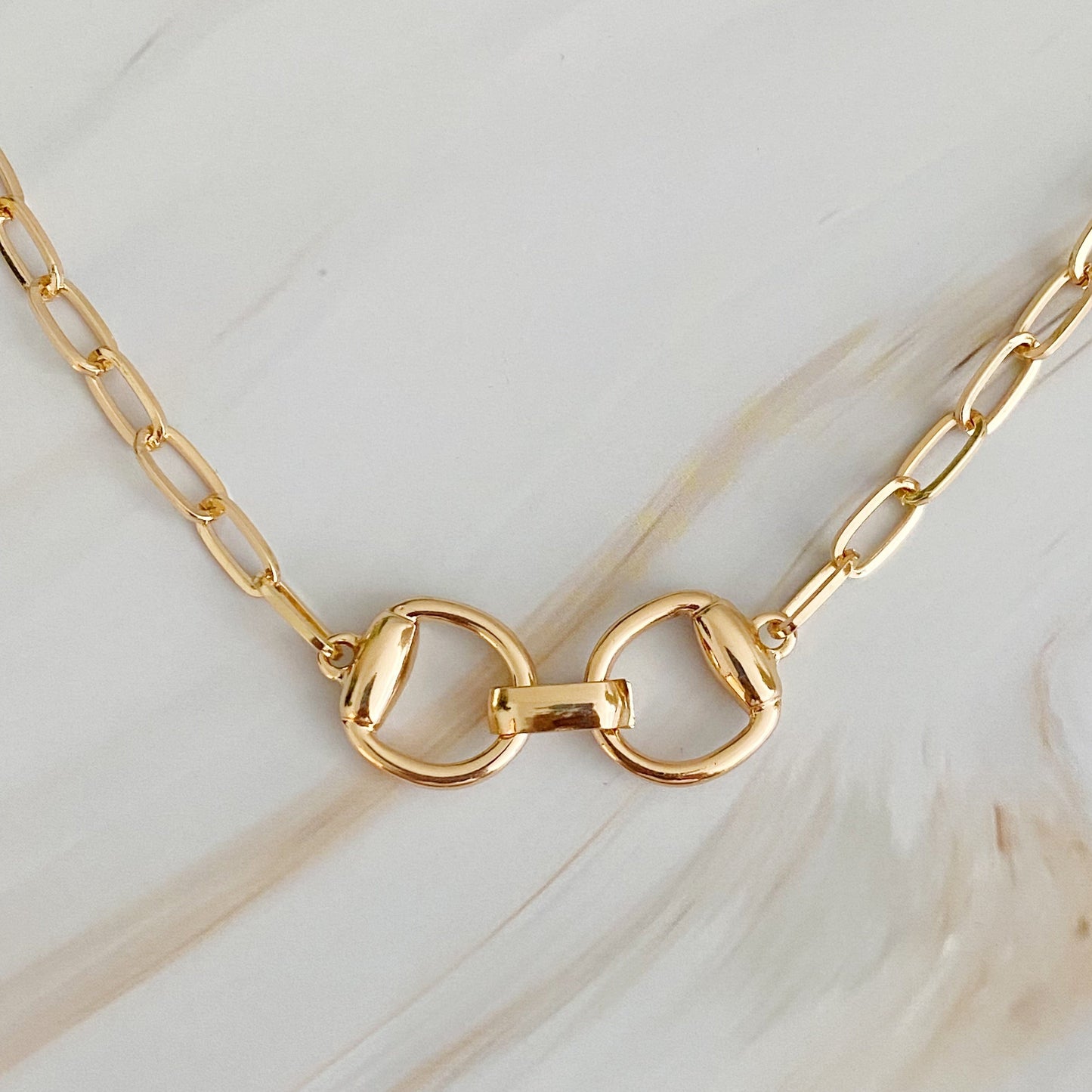 Equestrian Pendant Chain Necklace - Aaria Tees