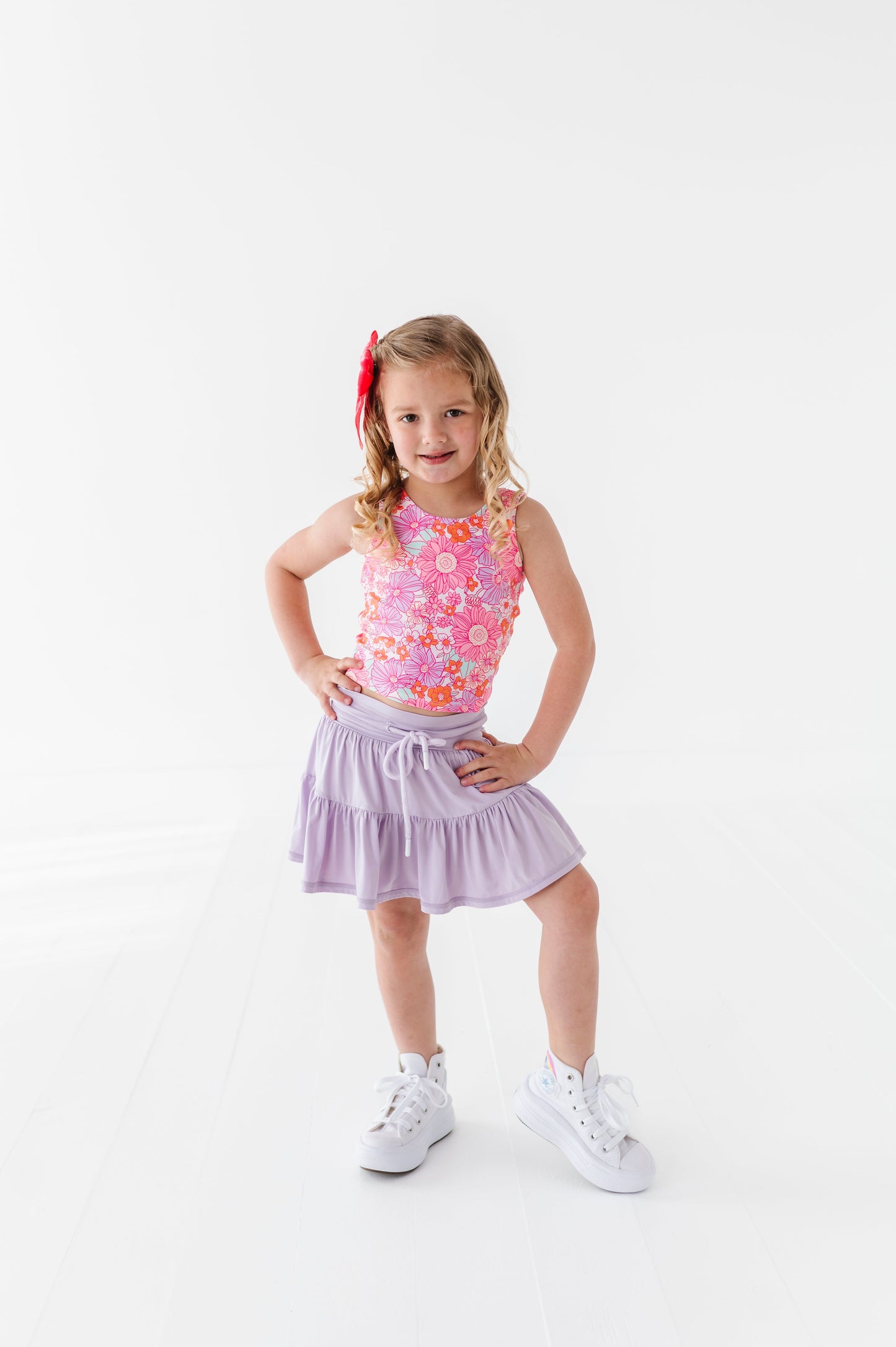 Very Violet | 2-tiered Skort