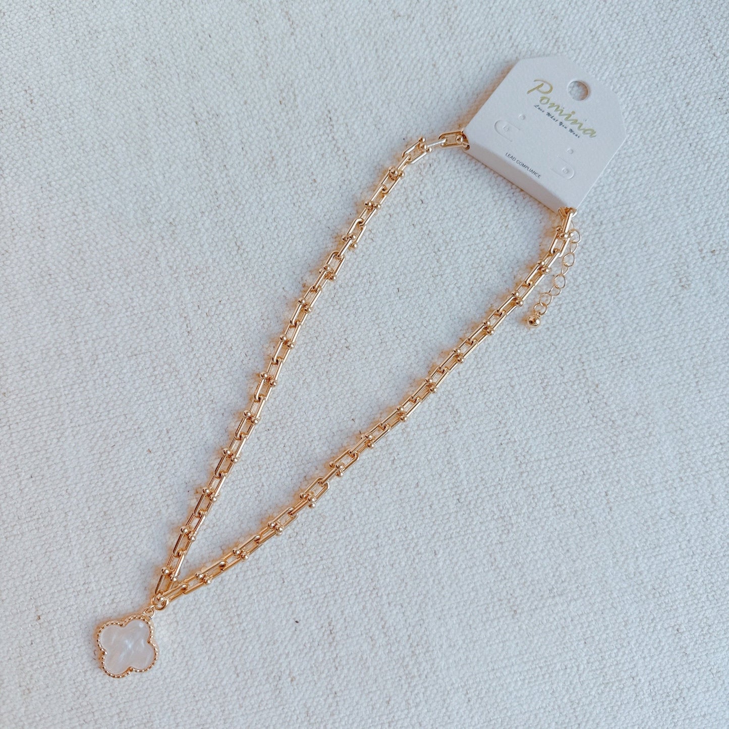 Fiona Pendant U Chain Necklace - Aaria Tees