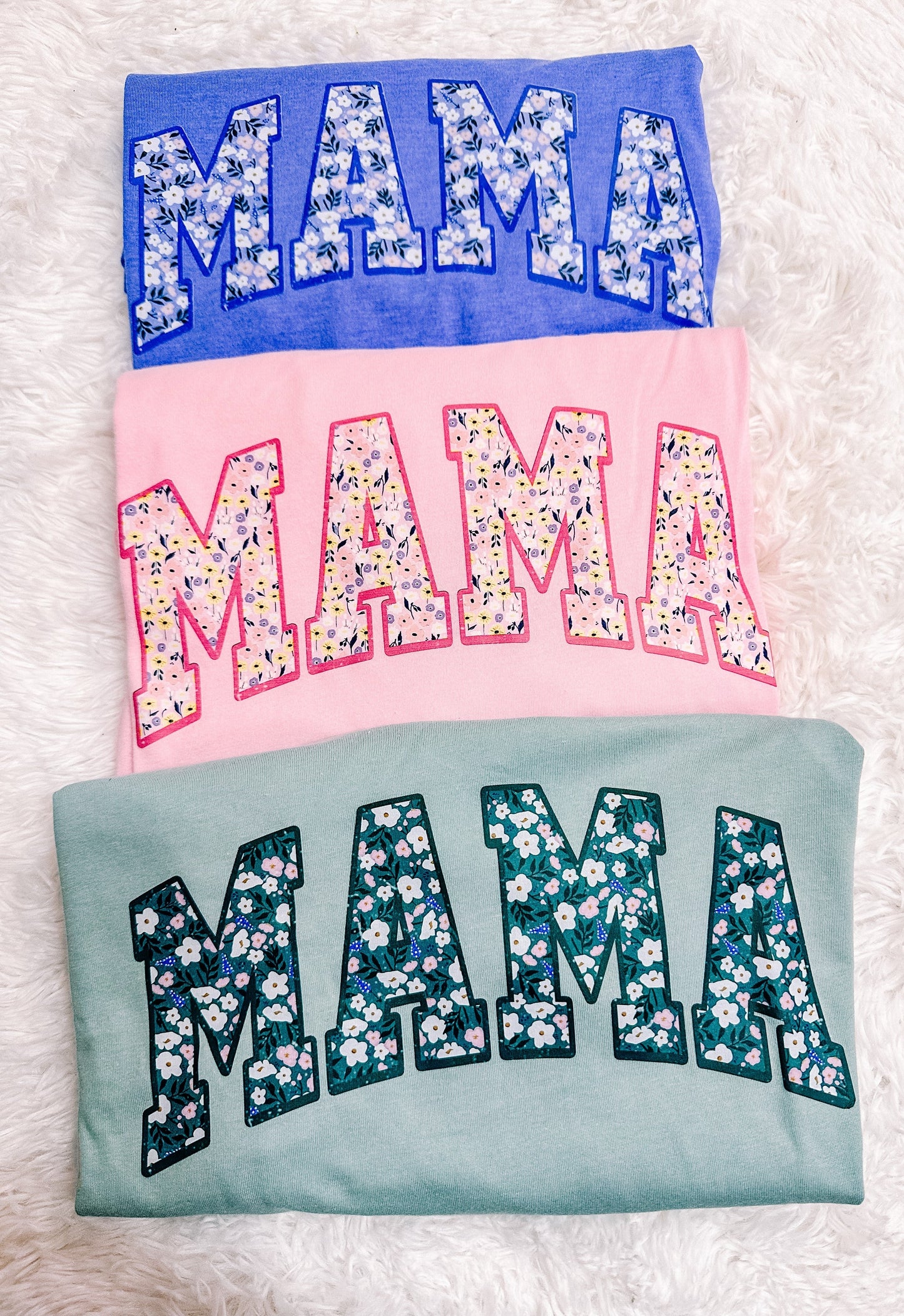 Floral Mama Mother's Day Graphic Tee - Aaria Tees