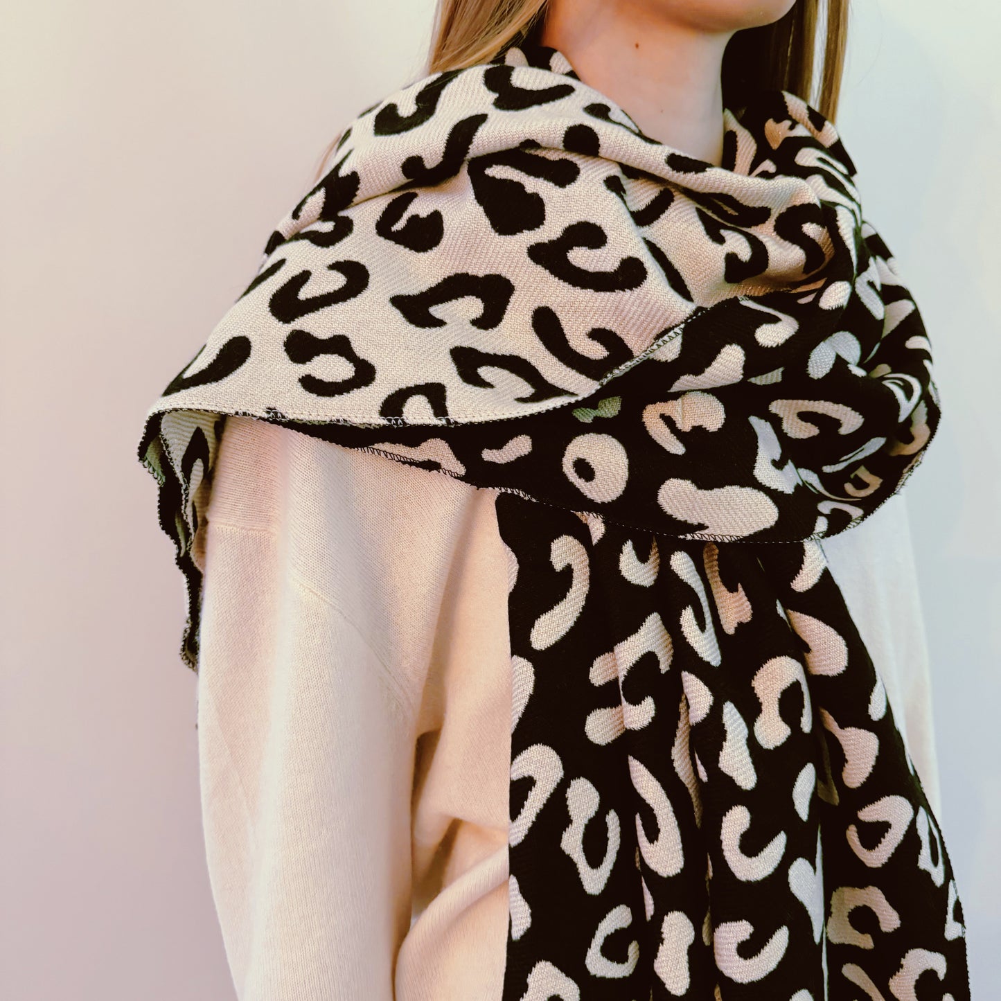On Trend Leopard Pattern Scarf - Aaria Tees Aaria Tees