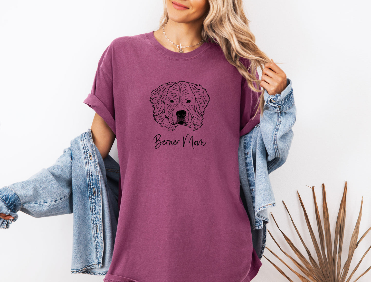Berner Mom Bernese Mountain Dog Dog Mom Comfort Colors T Shirt